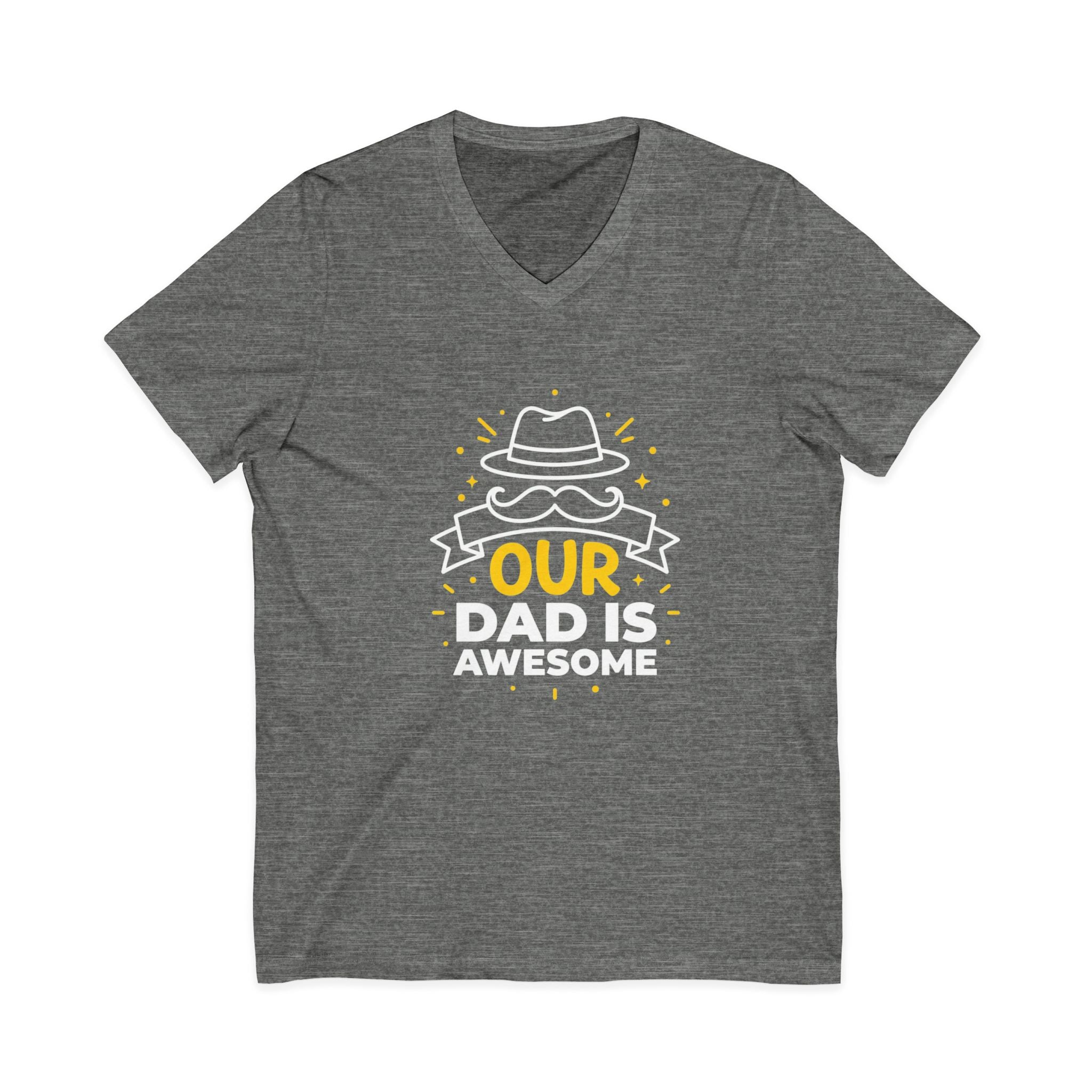 V-Ausschnitt-T-Shirt