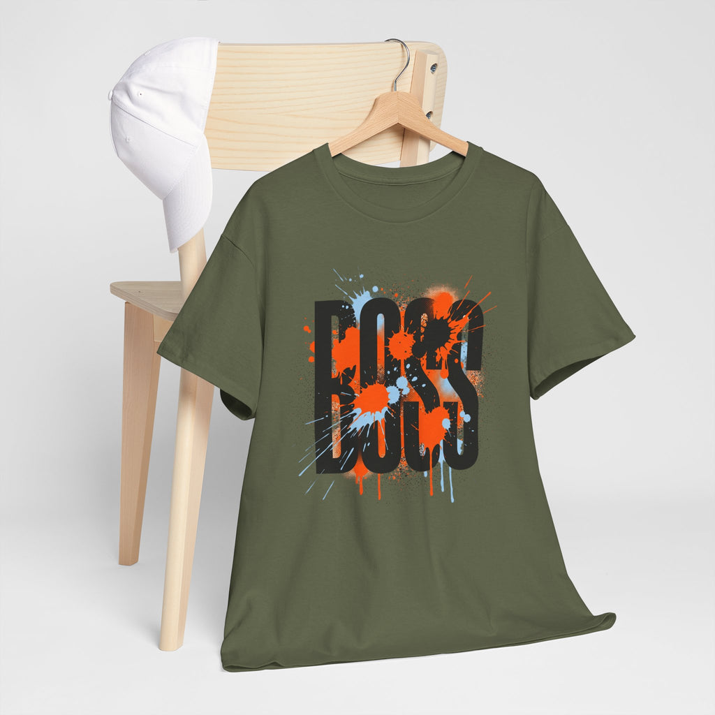 BOSS Graffiti Tee – Street Art Graphic T-Shirt