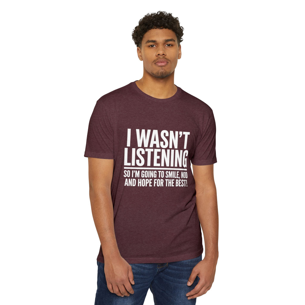 Graphic unisex soft cotton T‑Shirt — Funny Sarcastic Tee
