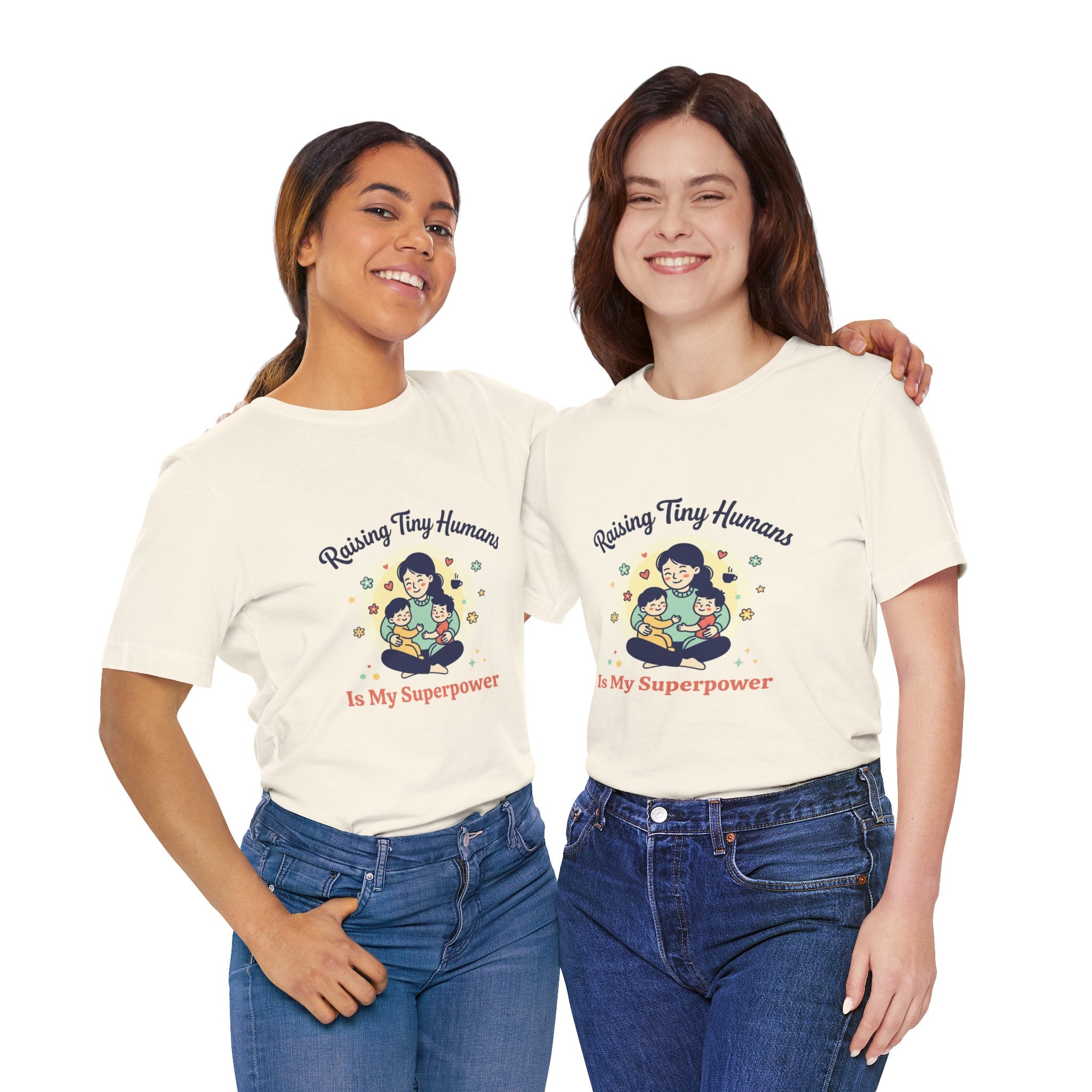 T-Shirt Kleine Menschen aufziehen | Muttertag, Mama-Leben, sentimental
