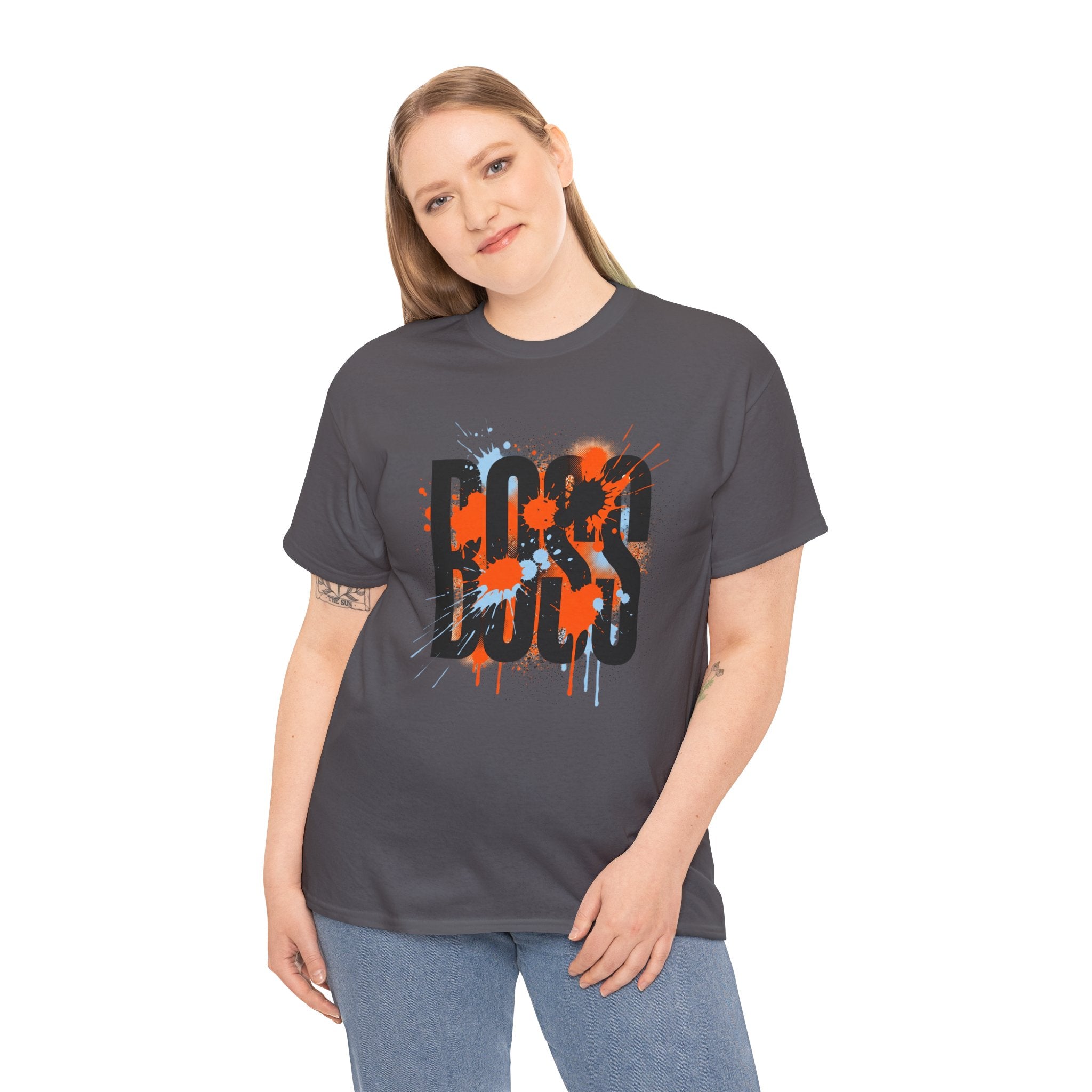 BOSS Graffiti Tee – Street Art Graphic T-Shirt