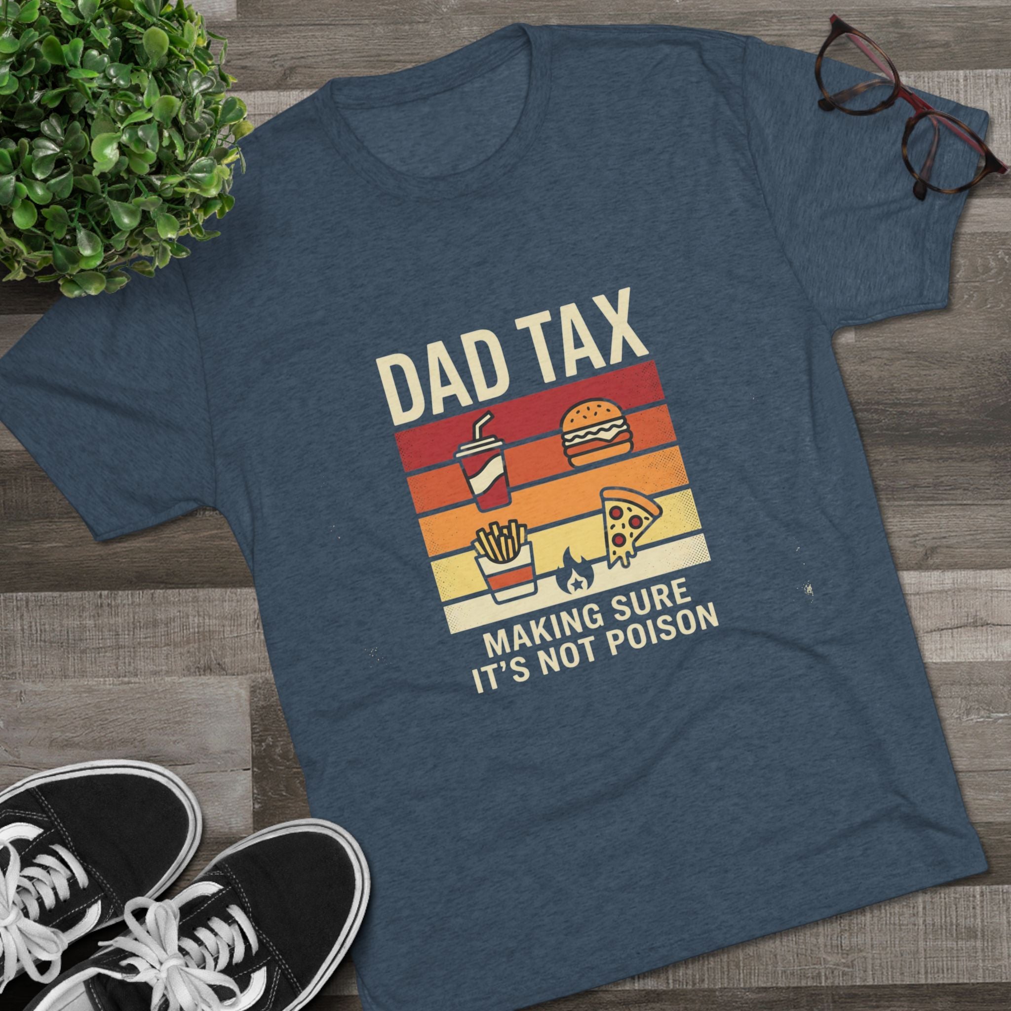 Papa-Steuer T-Shirt – Lustiges Retro-Food-Design