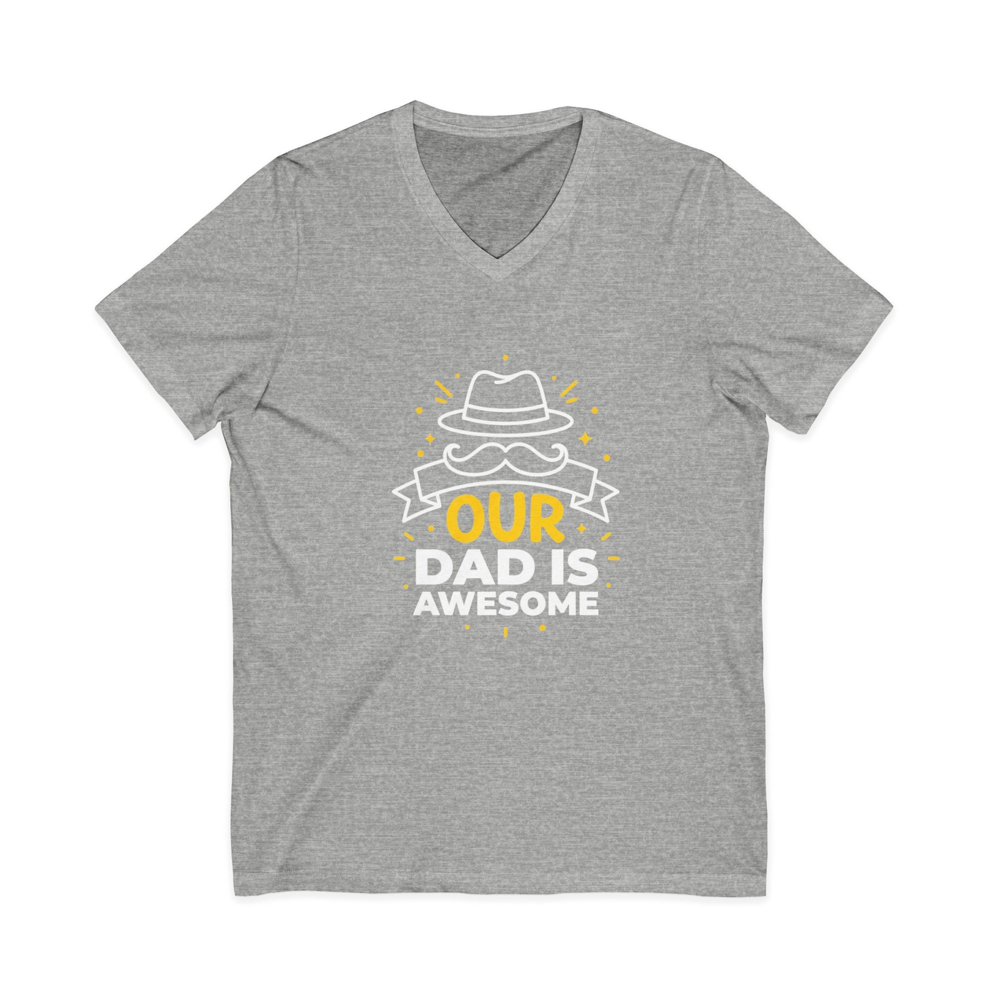 V-Ausschnitt-T-Shirt