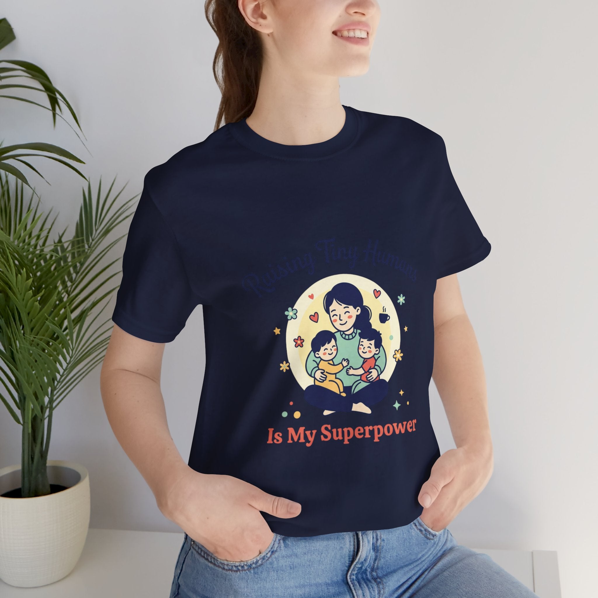 T-Shirt Kleine Menschen aufziehen | Muttertag, Mama-Leben, sentimental