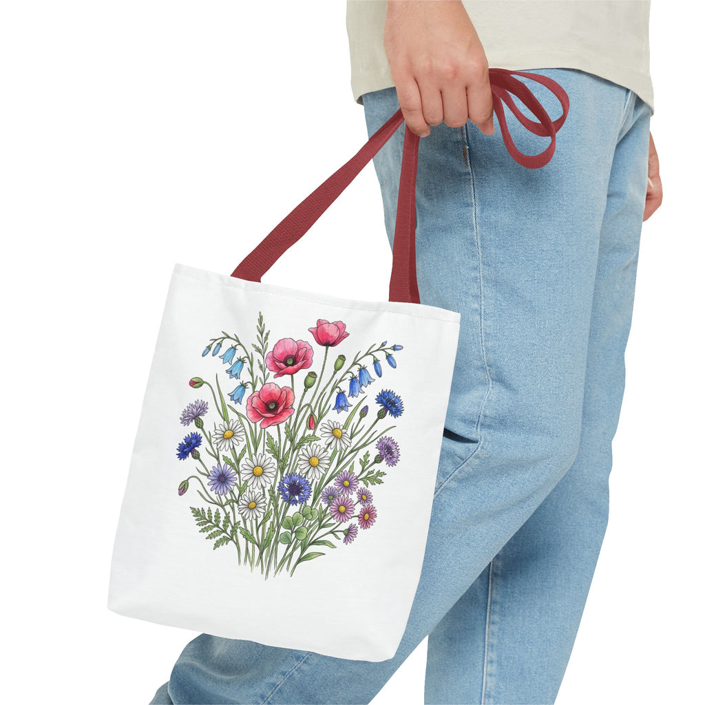 Floral Wildflower tote bag