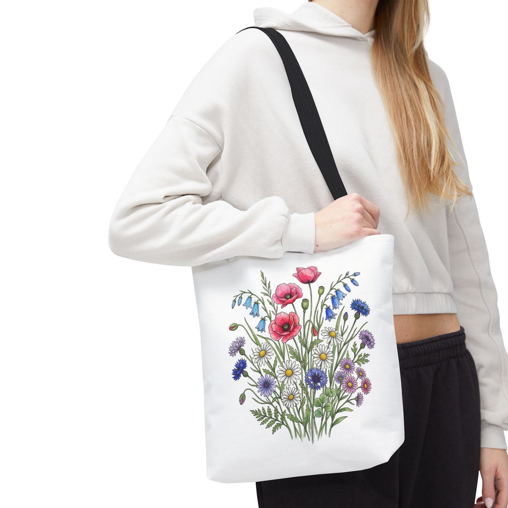 Floral Wildflower tote bag