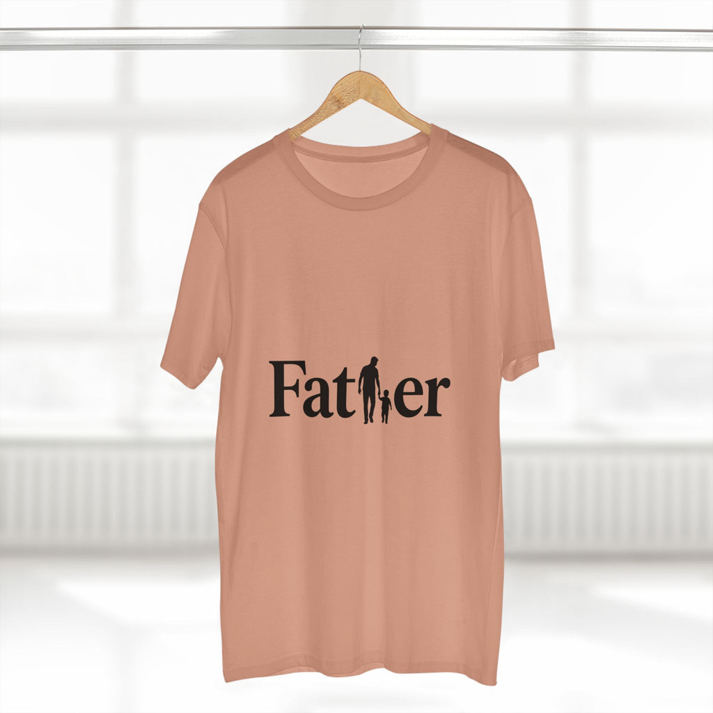 Father Tee — Silhouette Dad & Child Graphic Shirt