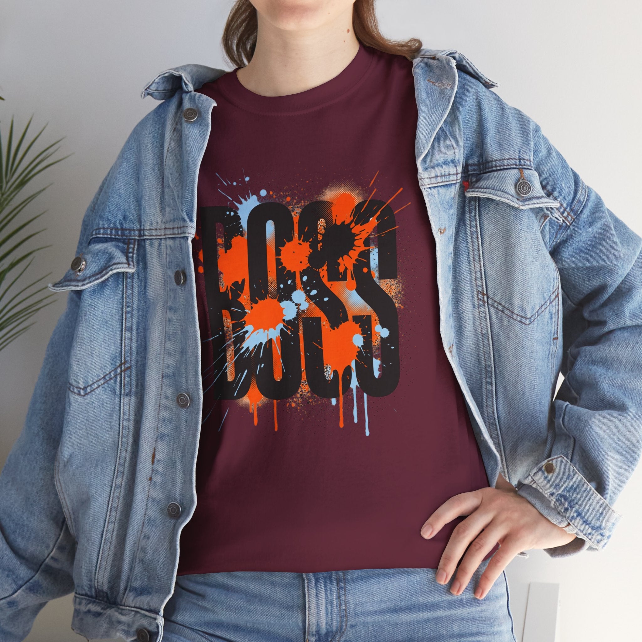 BOSS Graffiti Tee – Street Art Graphic T-Shirt