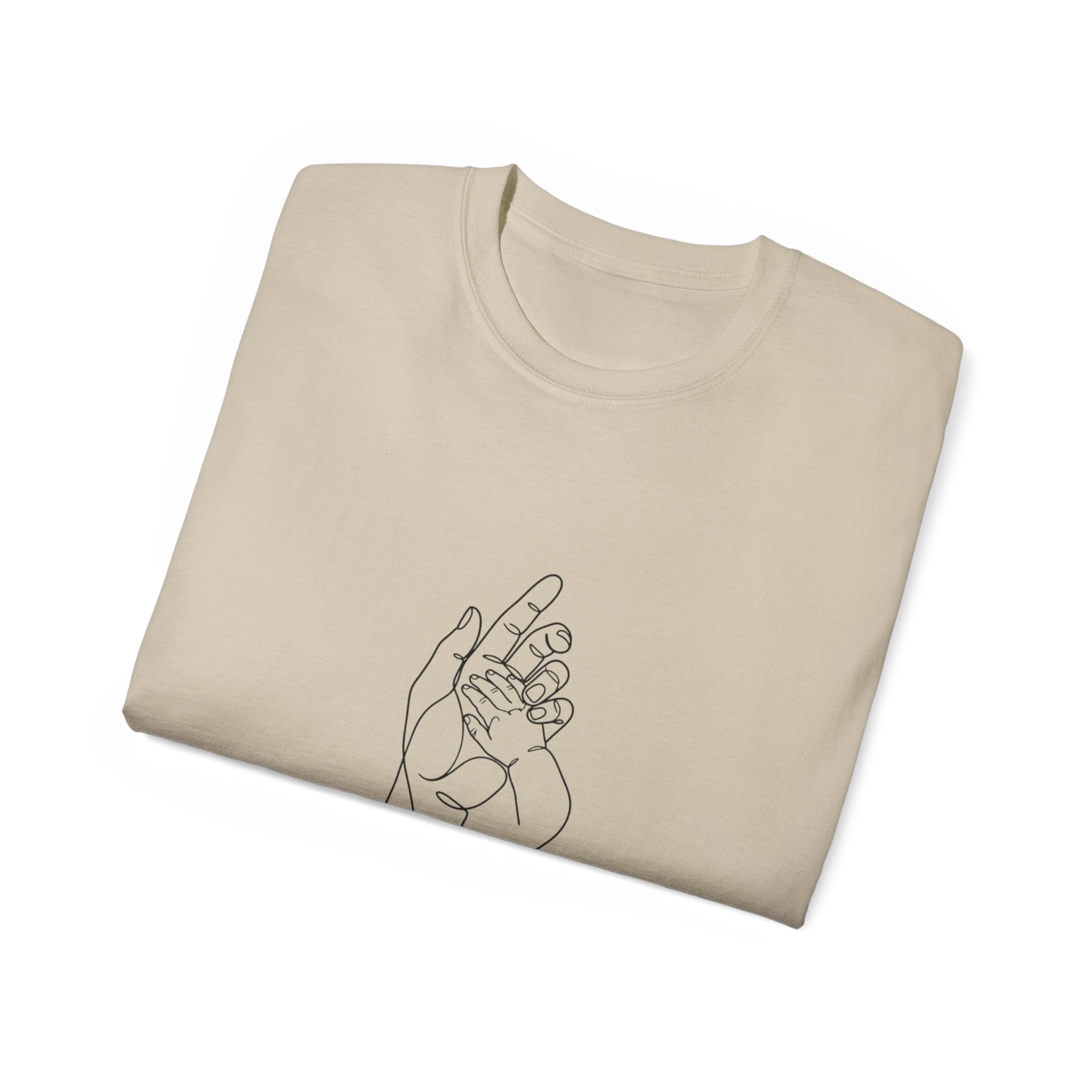 Matching Hands Relaxed Unisex Baumwoll-T-Shirt