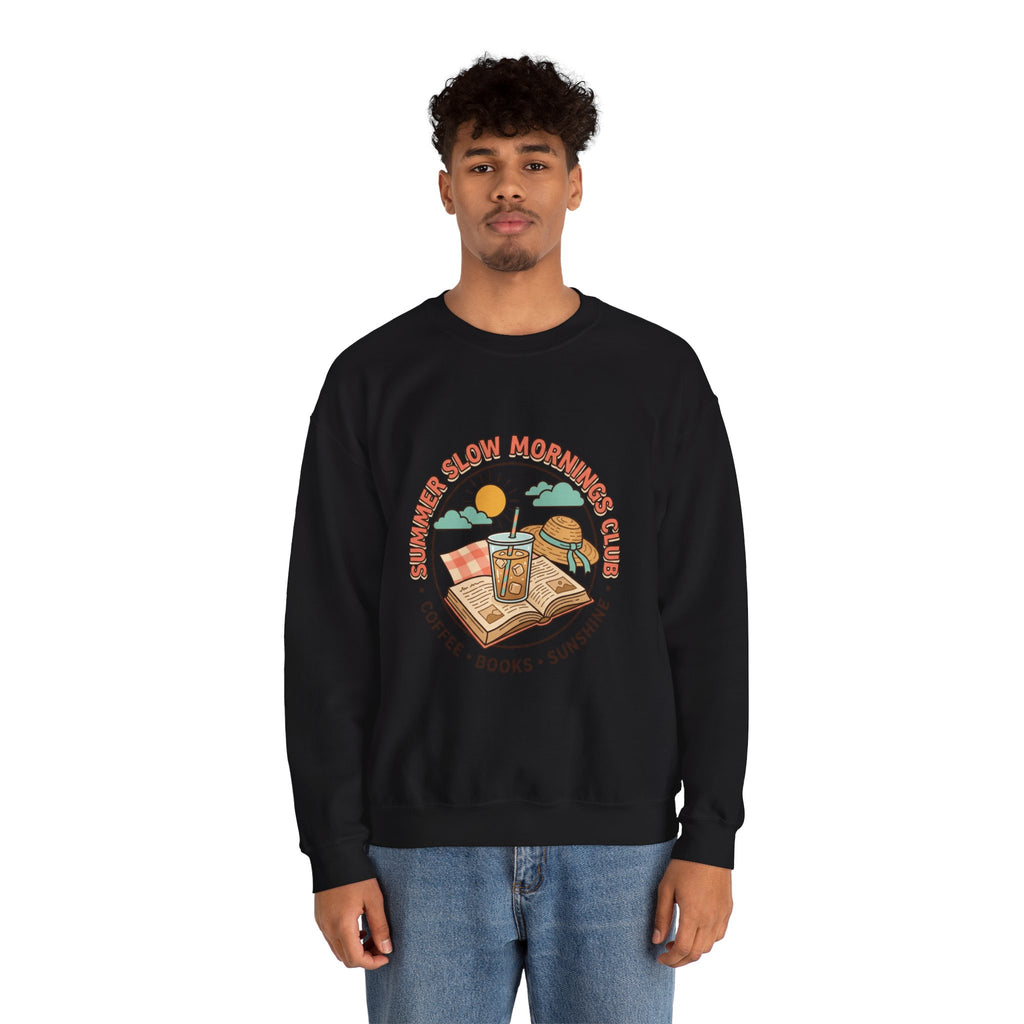 Crewneck-Sweatshirt „Lange Sommermorgen“.
