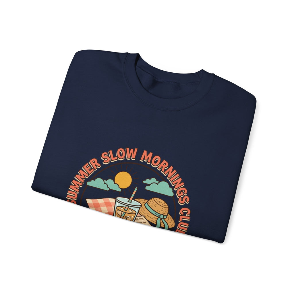 Crewneck-Sweatshirt „Lange Sommermorgen“.