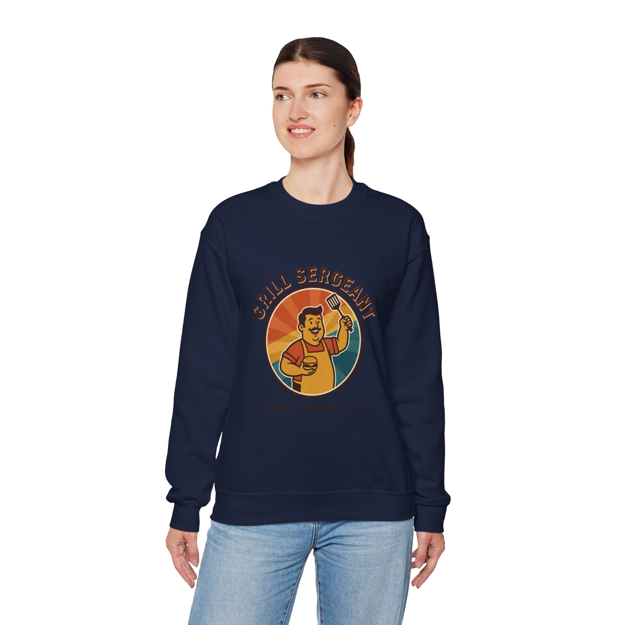 Grill Sergeant Sweatshirt | Father’s Day, Retro Outdoorsy Dad
