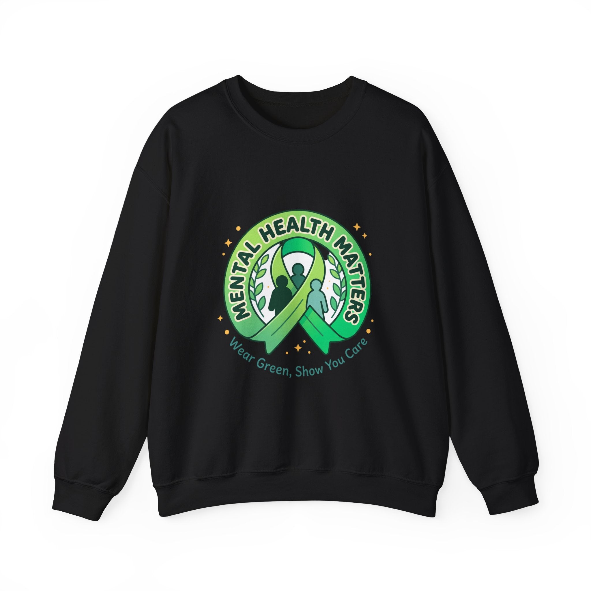 Mental Health Matters Sweatshirt | Trage grüne Schleife zur Sensibilisierung, Selbstfürsorge