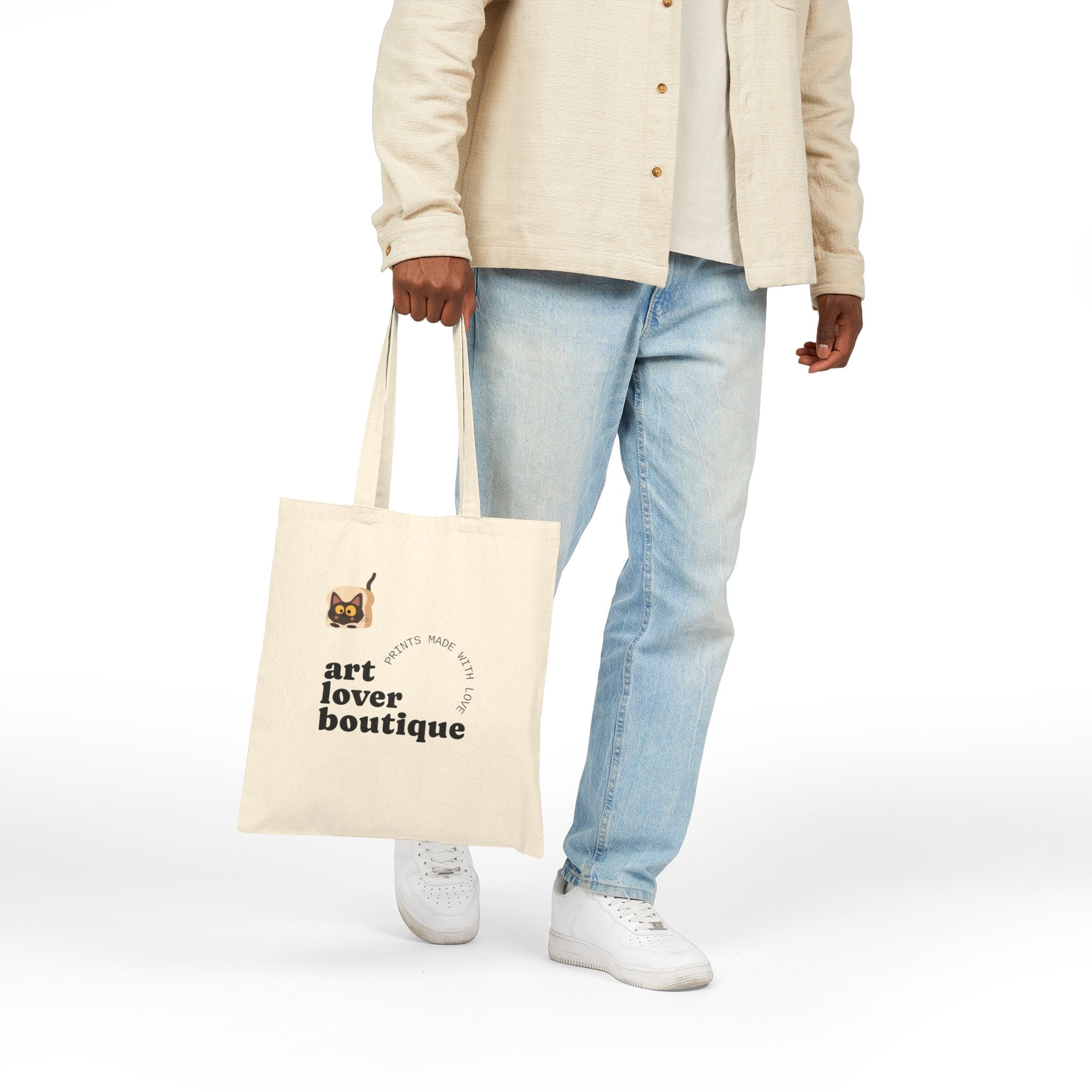 Art Lover Canvas Tote Bag – 12 oz Cotton