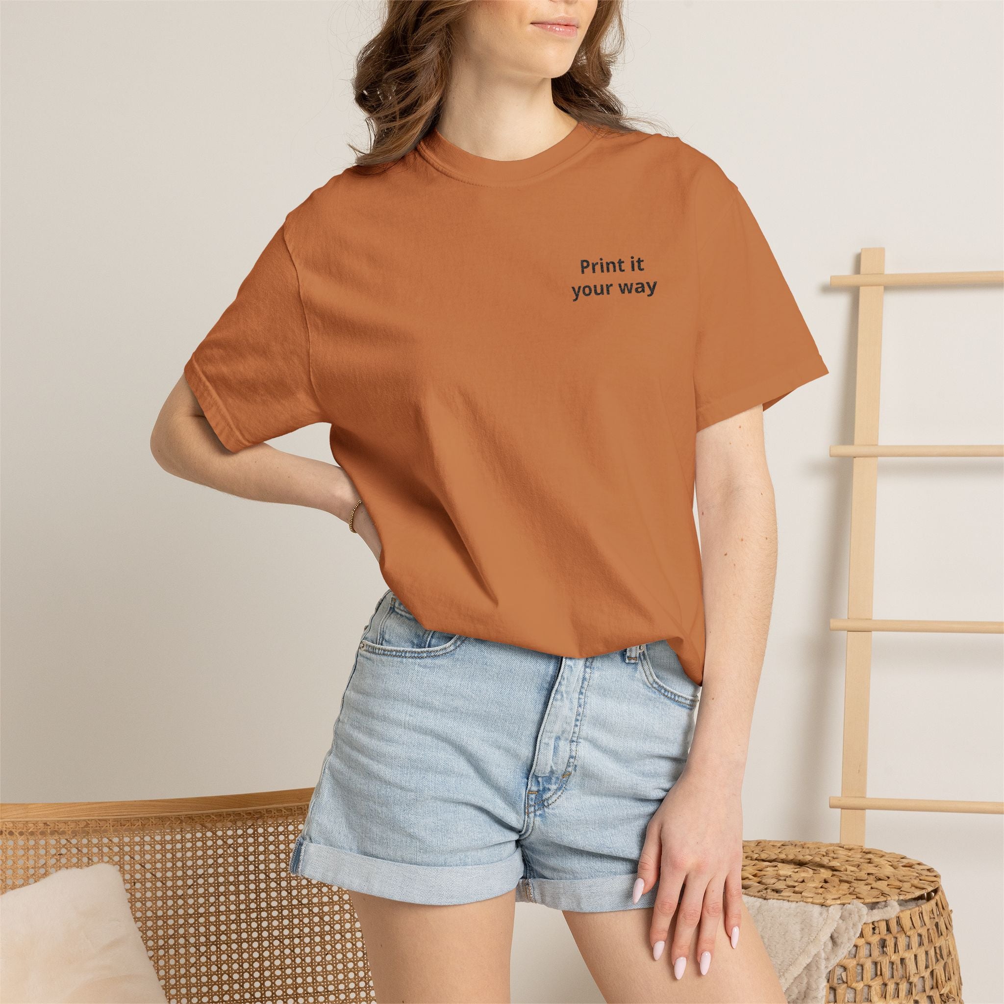 Minimalist "Print It Your Way" T-Shirt
