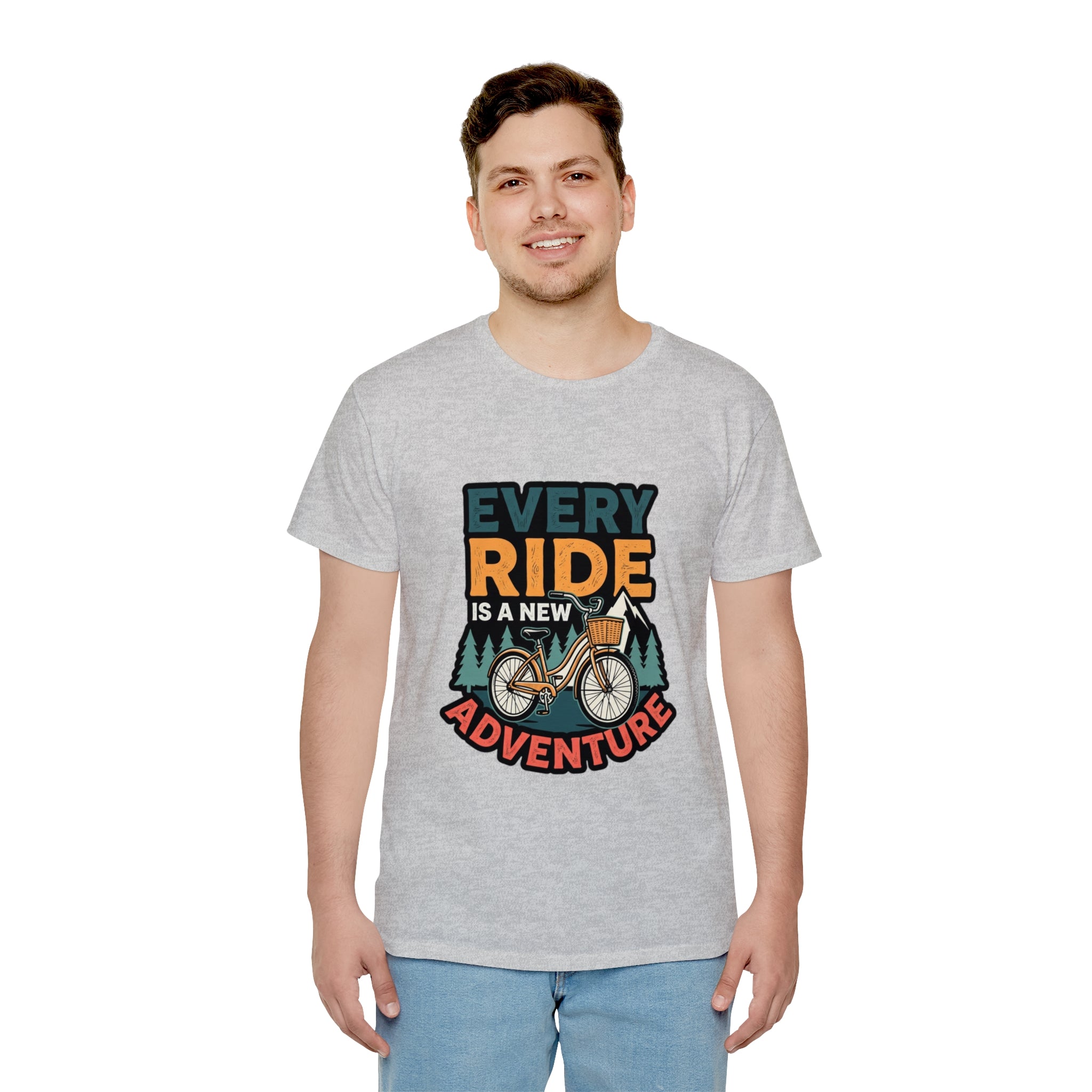 Every Ride Is a New Adventure T-Shirt — Bicycle Camping Outdoor Tee