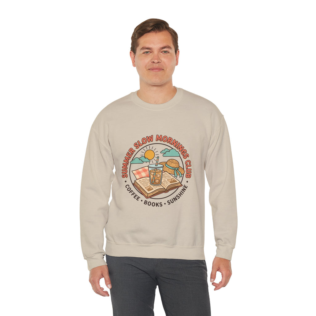 Crewneck-Sweatshirt „Lange Sommermorgen“.