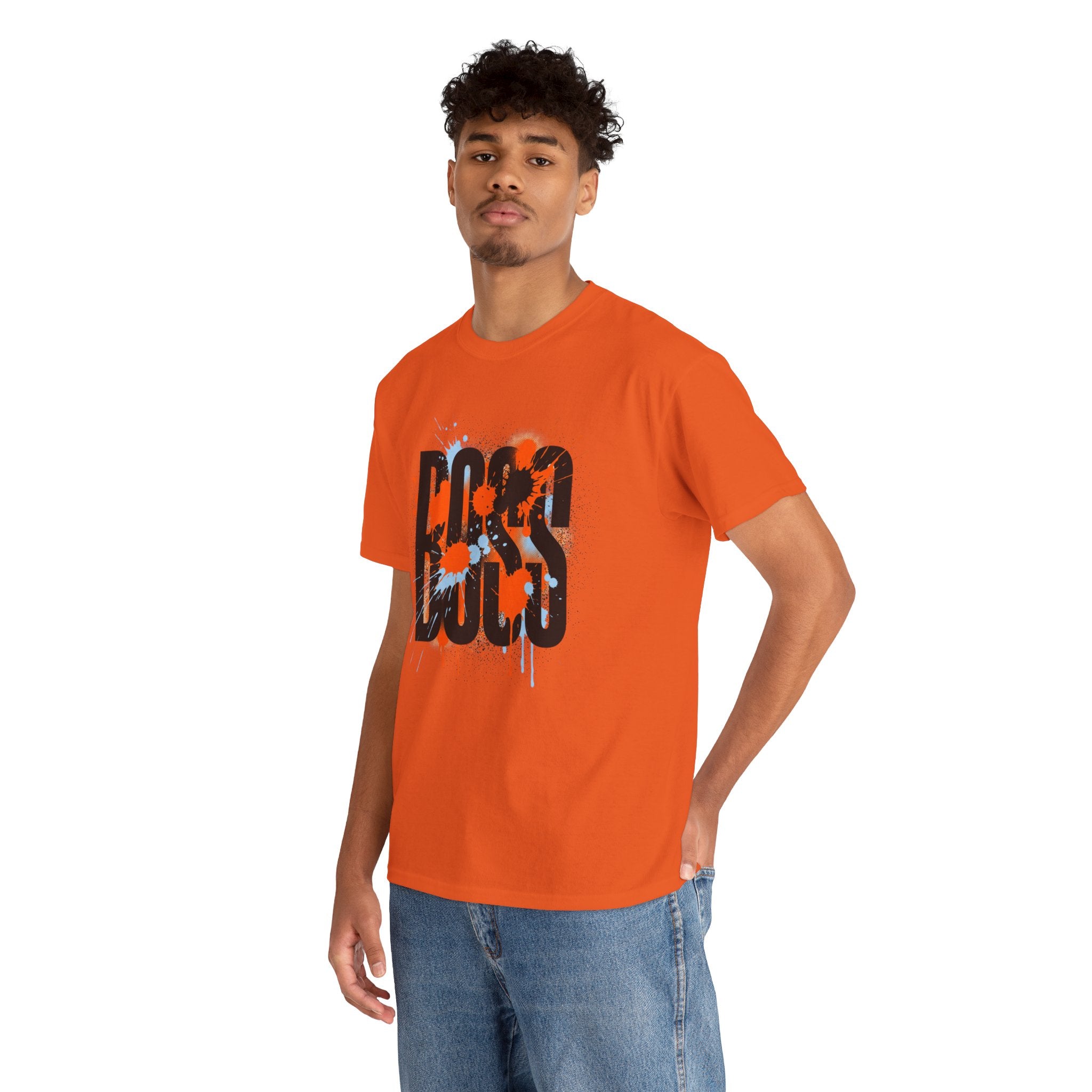 BOSS Graffiti Tee – Street Art Graphic T-Shirt