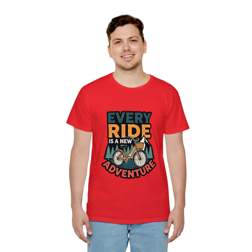 Every Ride Is a New Adventure T-Shirt — Bicycle Camping Outdoor Tee