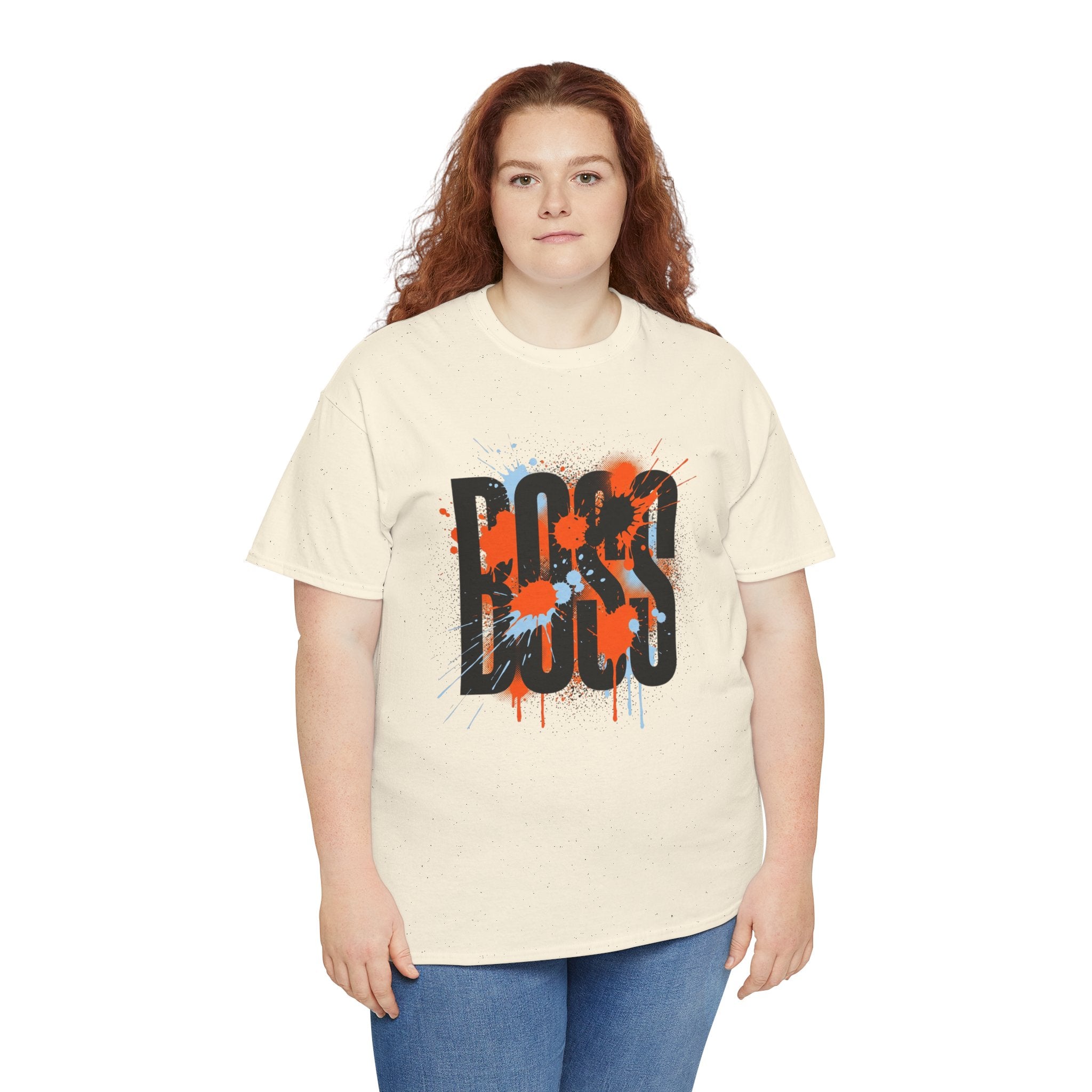 BOSS Graffiti Tee – Street Art Graphic T-Shirt