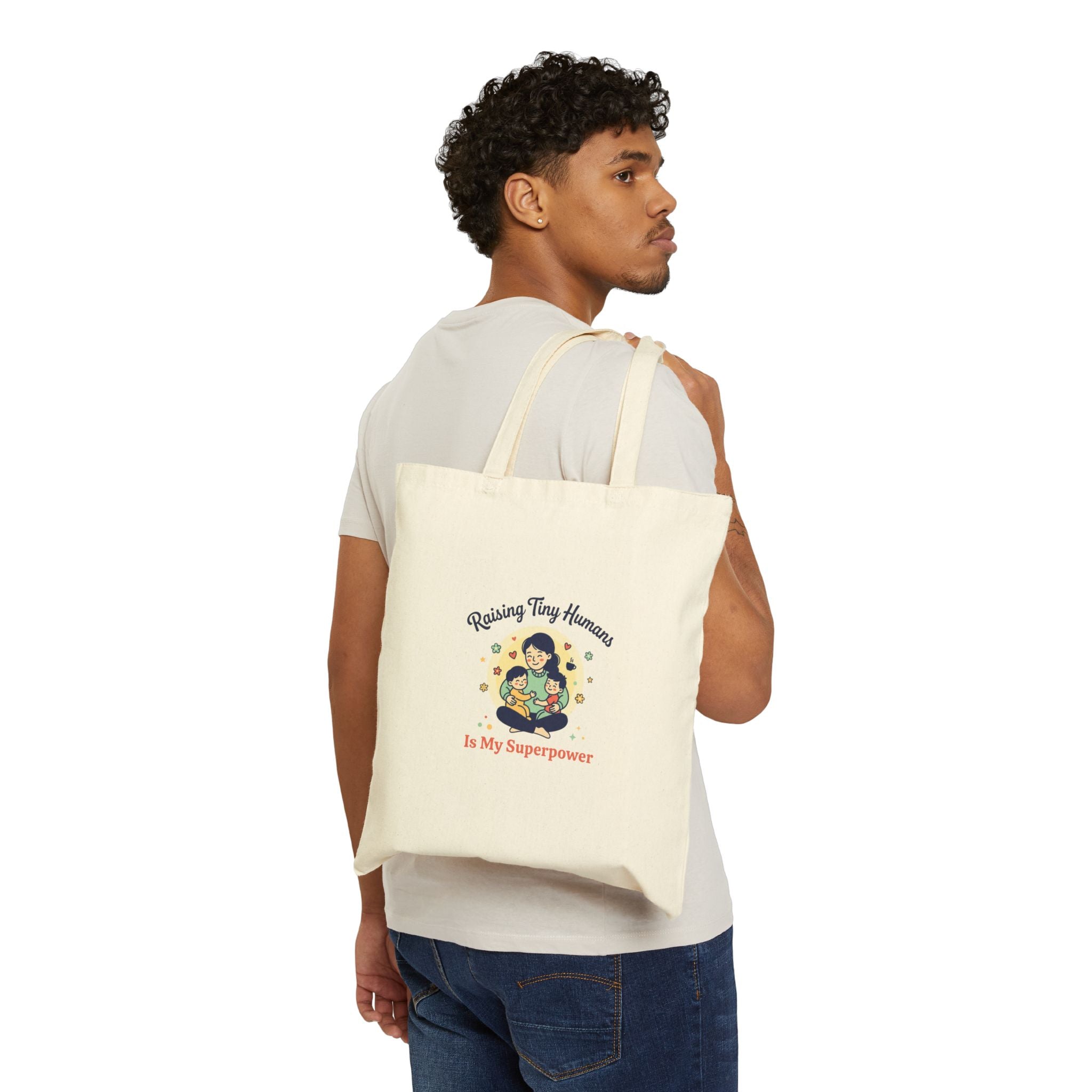 Raising Tiny Humans Tote | Mother’s Day mom life, sentimental