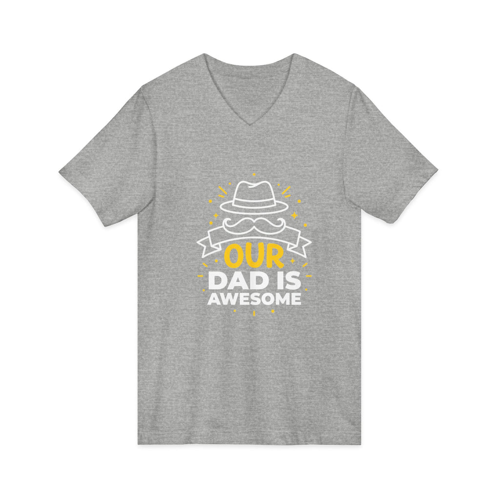 V-Ausschnitt-T-Shirt