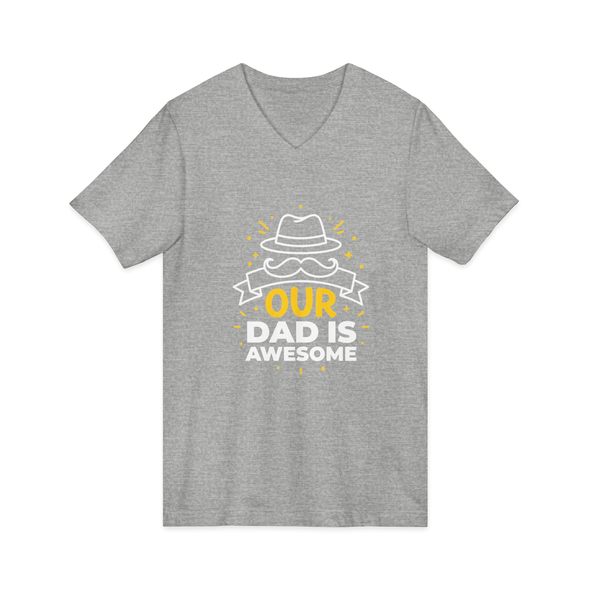 V-Ausschnitt-T-Shirt