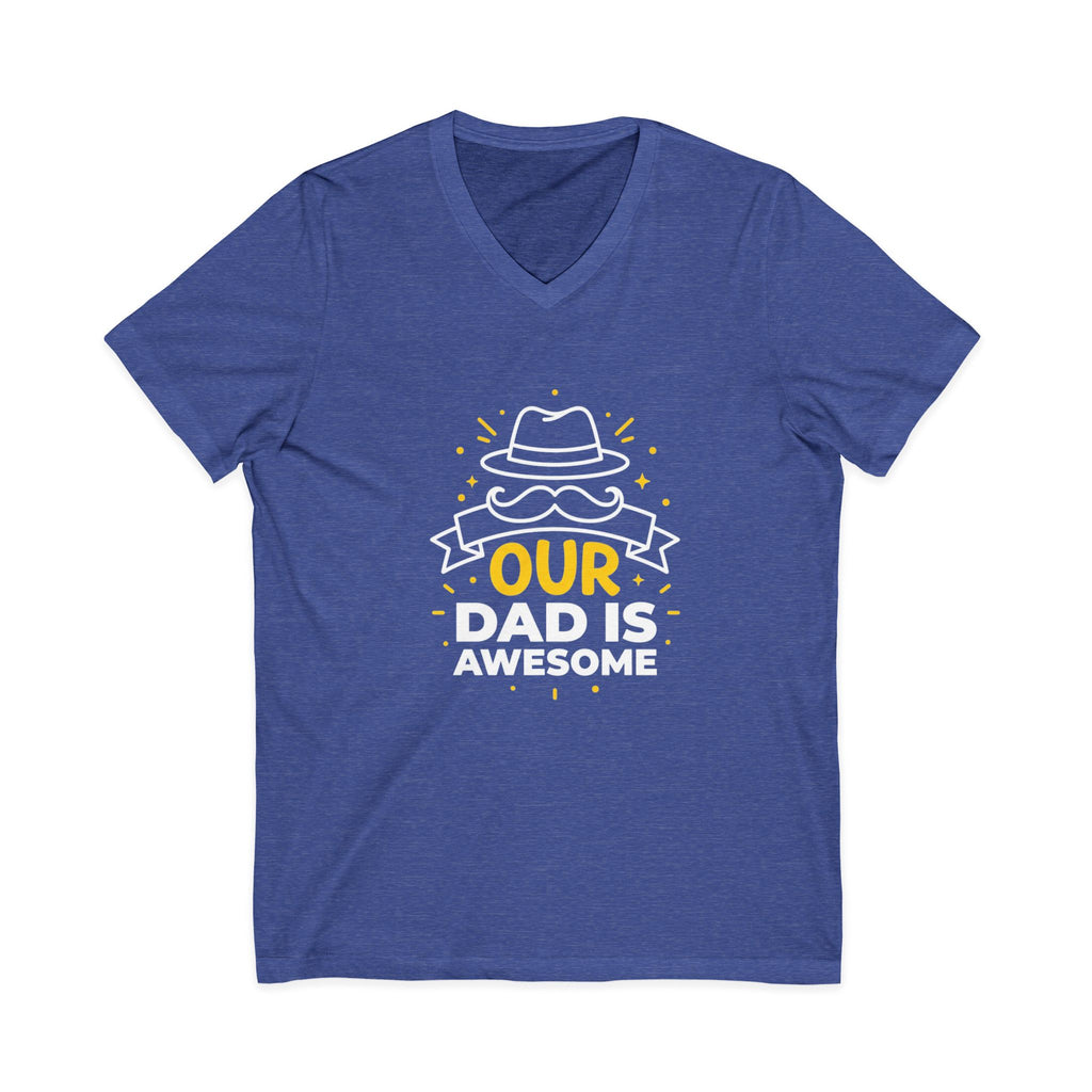 V-Ausschnitt-T-Shirt
