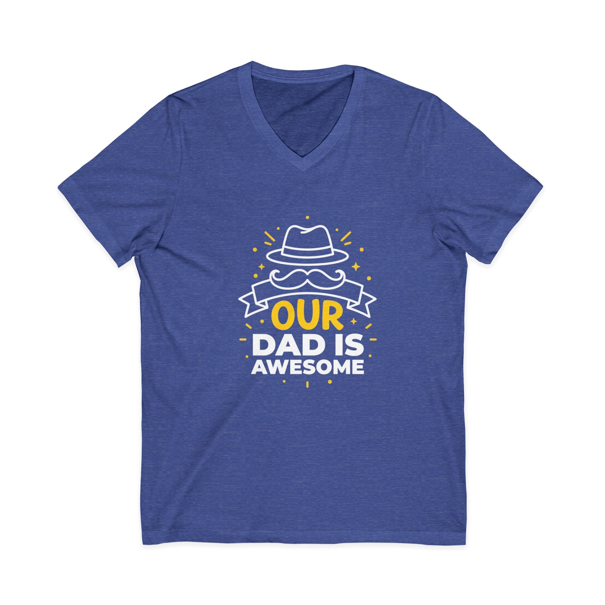 V-Ausschnitt-T-Shirt