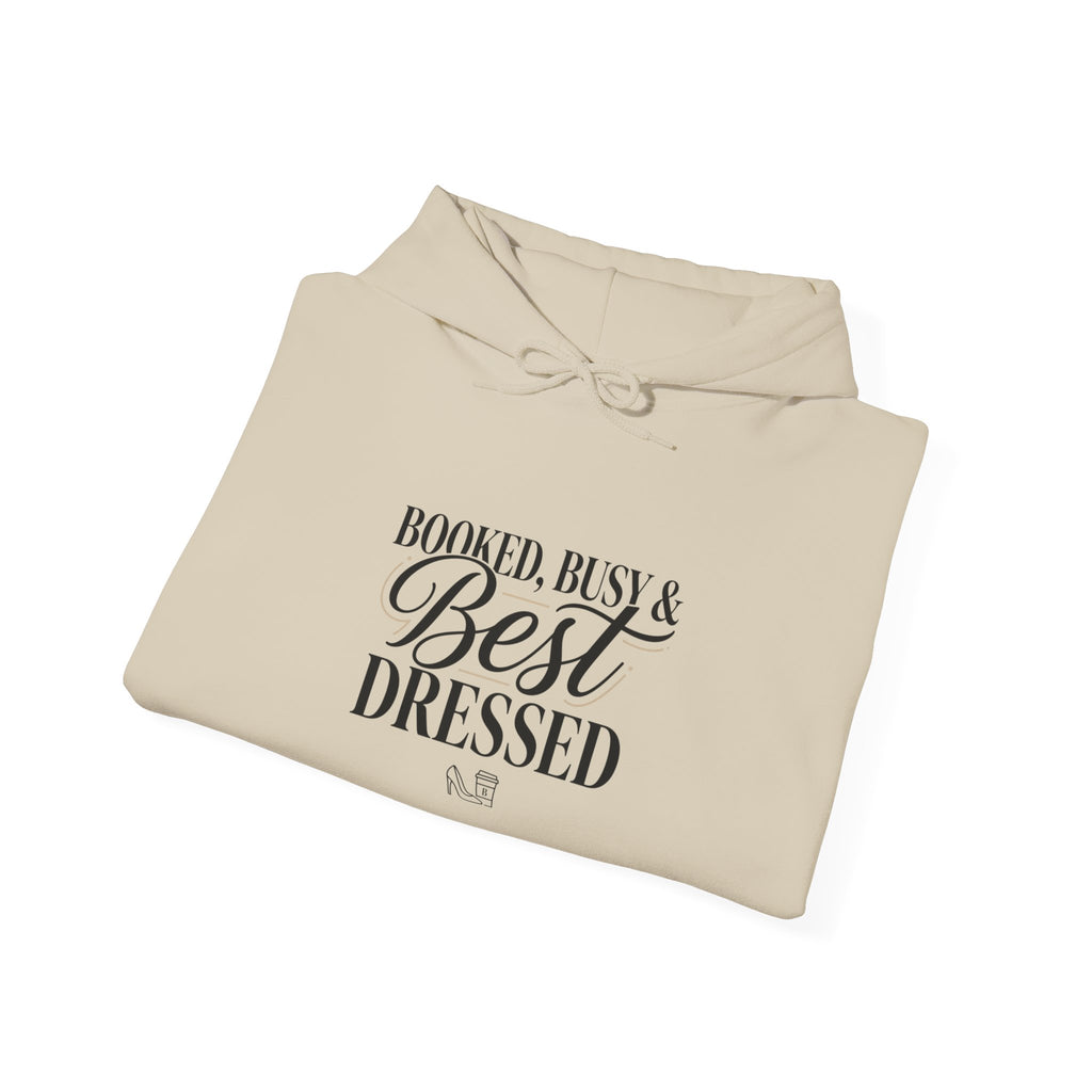 Booked, Busy & Best Dressed Hoodie