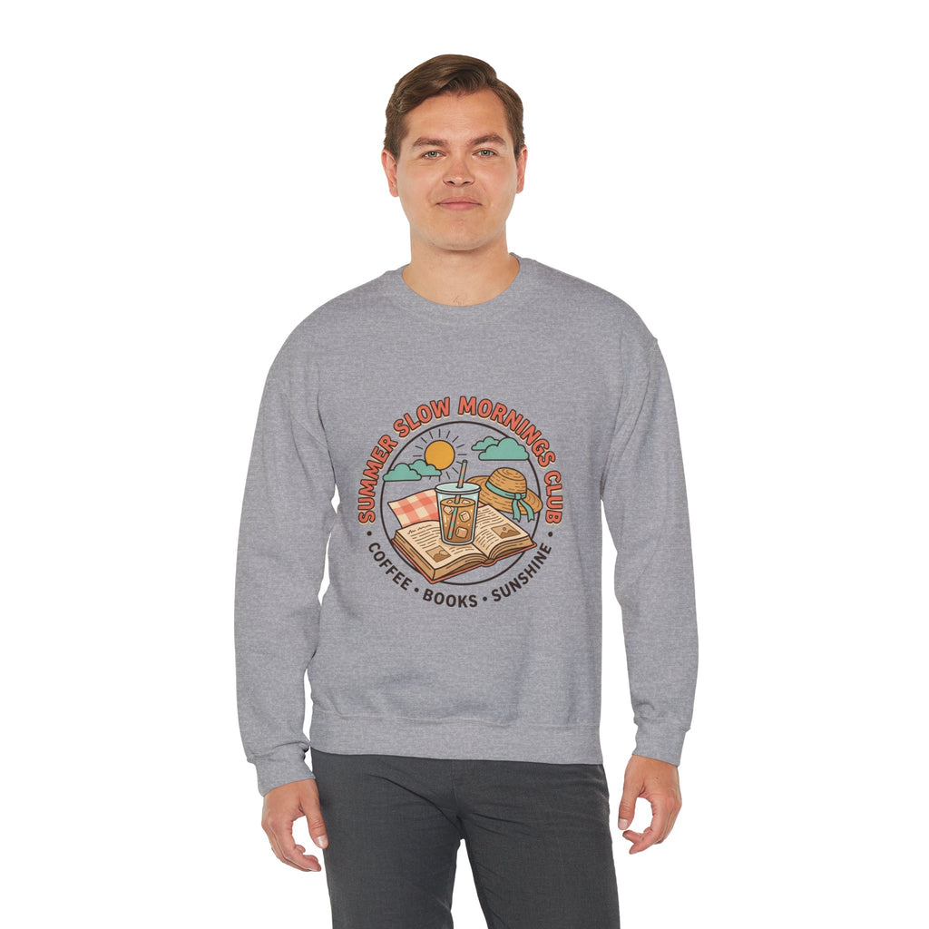 Crewneck-Sweatshirt „Lange Sommermorgen“.
