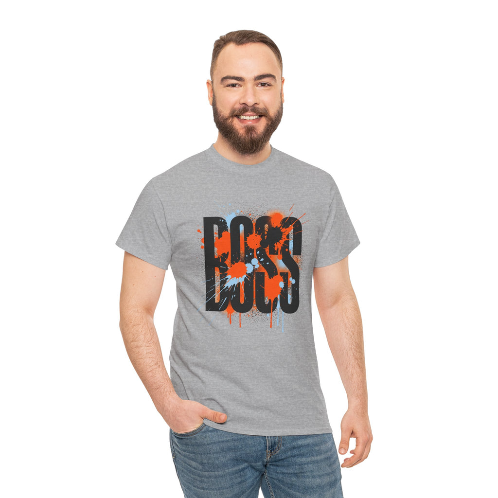 BOSS Graffiti Tee – Street Art Graphic T-Shirt