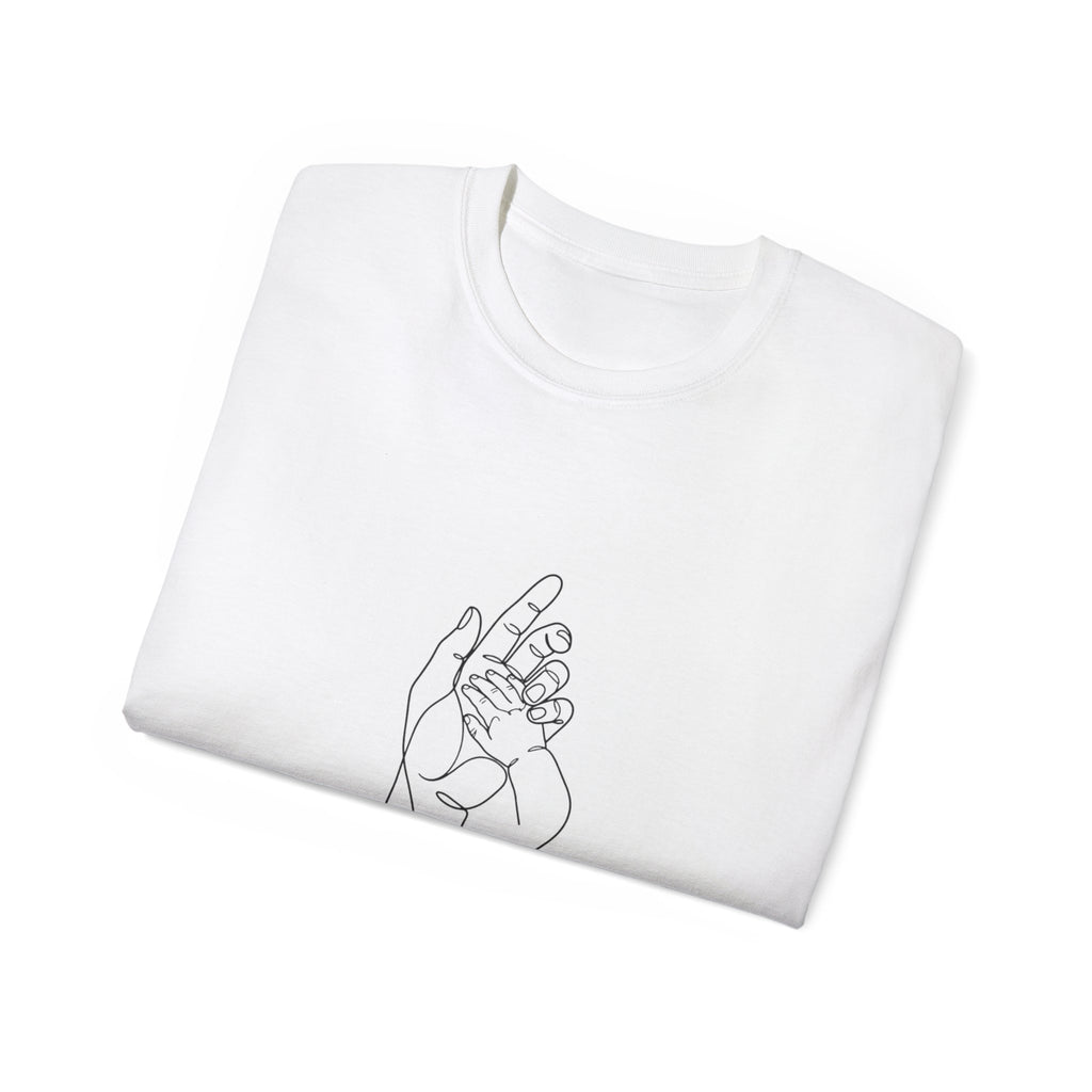 Matching Hands Relaxed Unisex Baumwoll-T-Shirt
