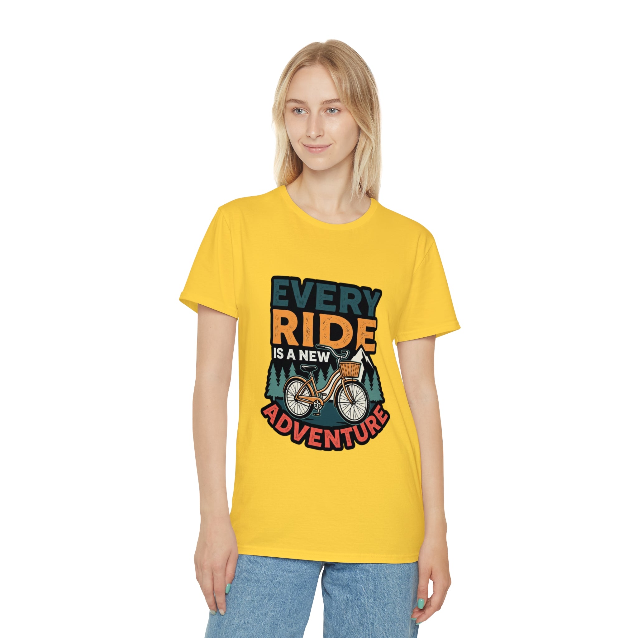Every Ride Is a New Adventure T-Shirt — Bicycle Camping Outdoor Tee