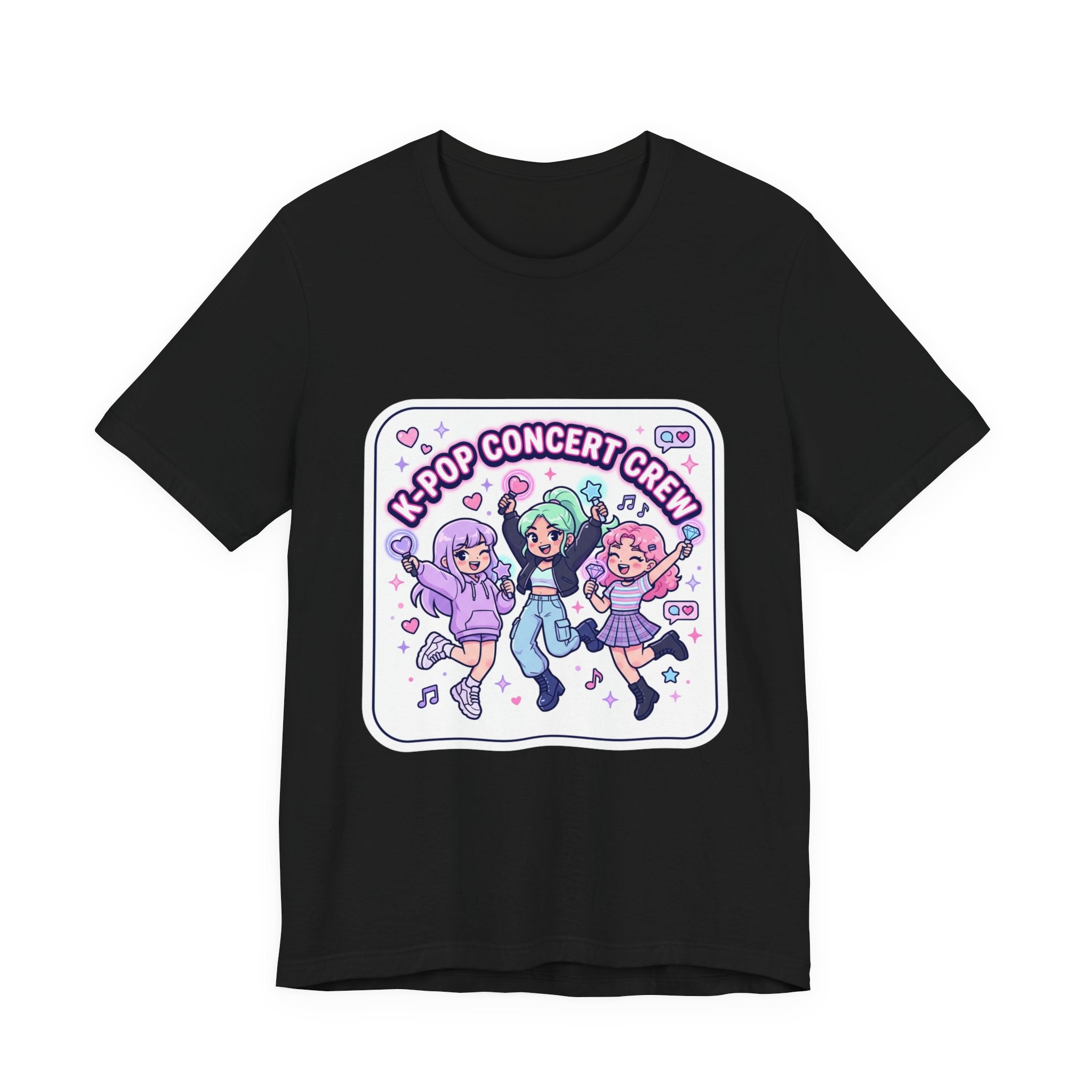 K-Pop Konzert Crew T-Shirt | K-Pop Fan, Lightstick, Bias