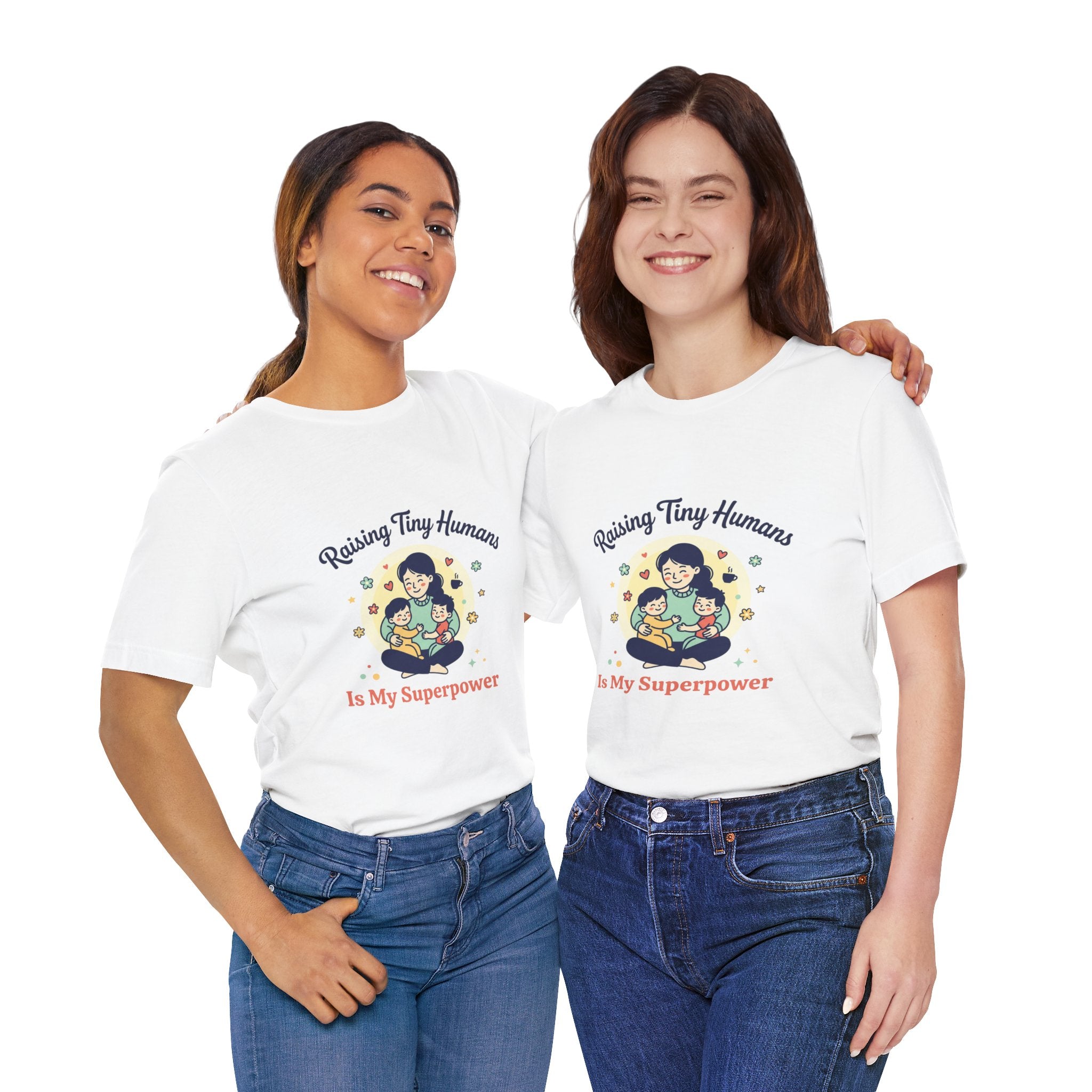 T-Shirt Kleine Menschen aufziehen | Muttertag, Mama-Leben, sentimental