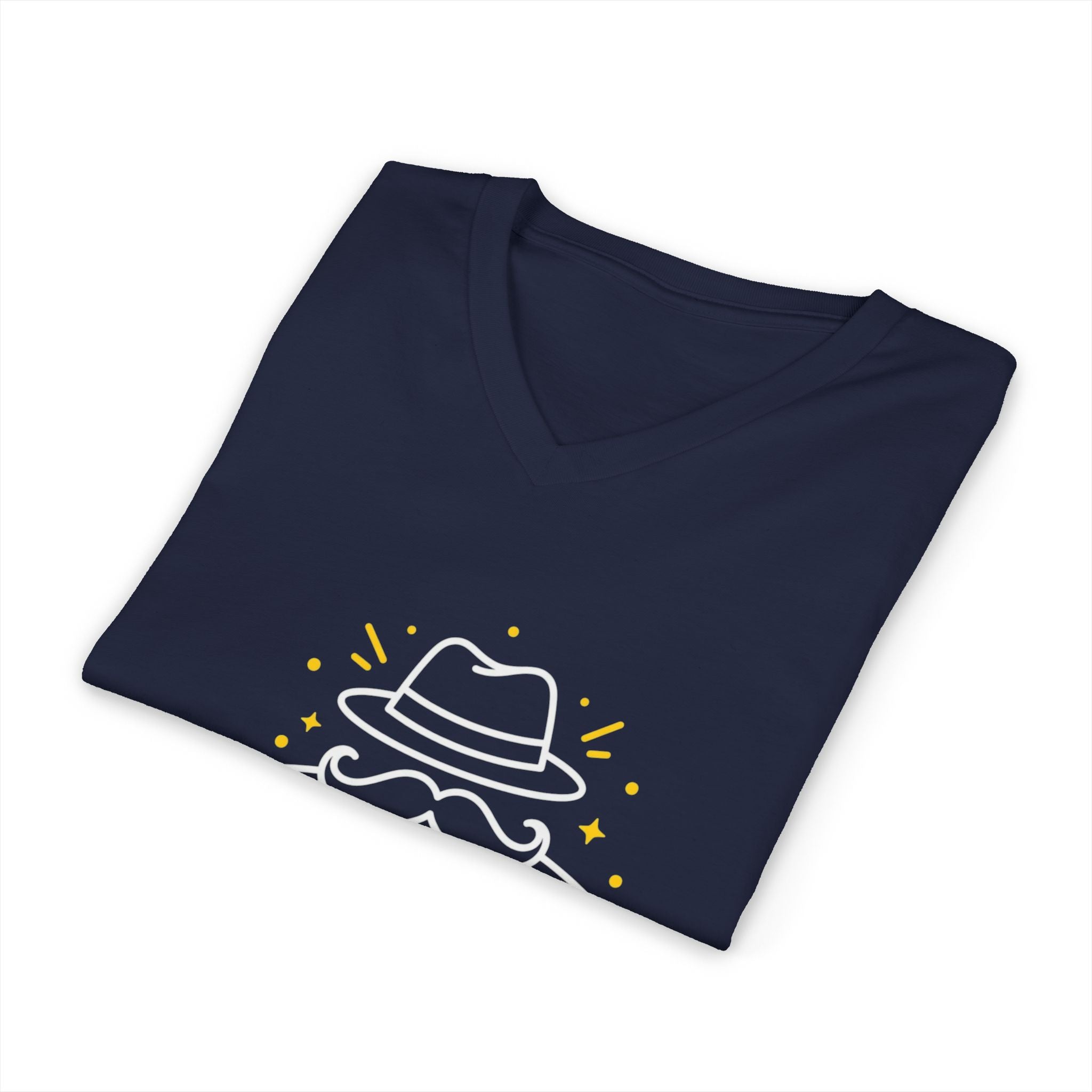V-Ausschnitt-T-Shirt