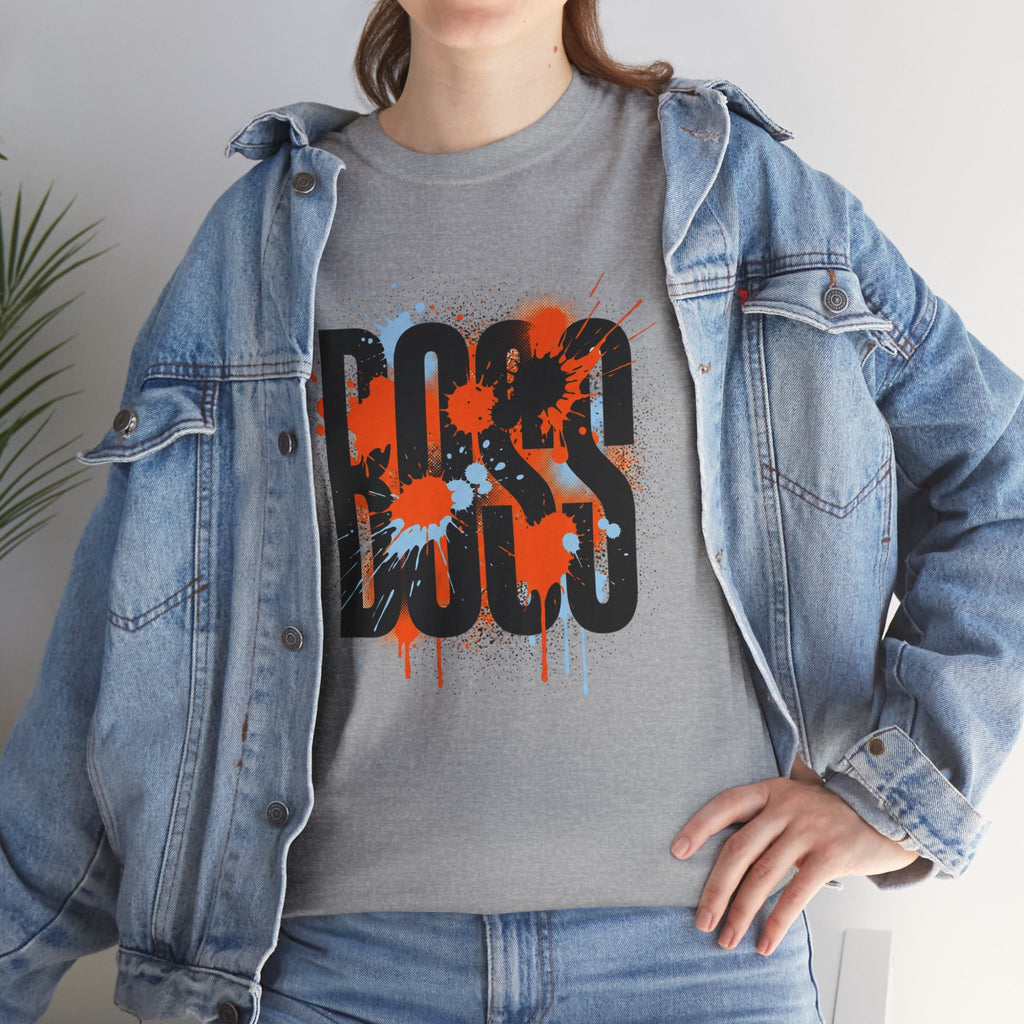 BOSS Graffiti Tee – Street Art Graphic T-Shirt