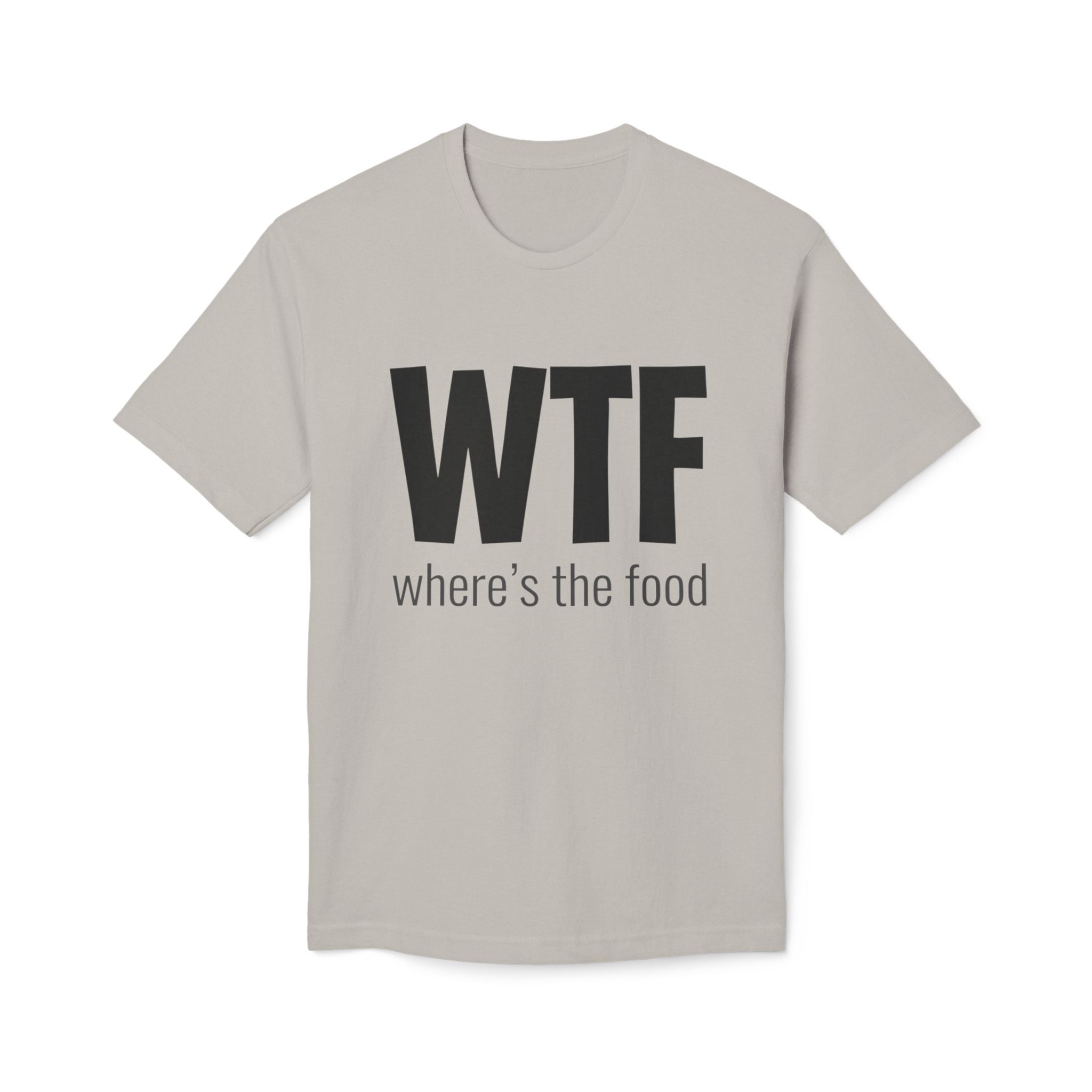 WTF "Where's the Food" Graphic T-Shirt — Funny Foodie Tee
