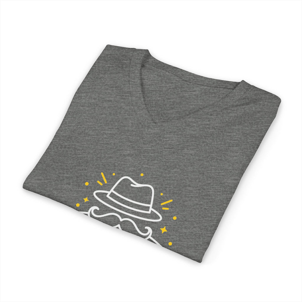 V-Ausschnitt-T-Shirt