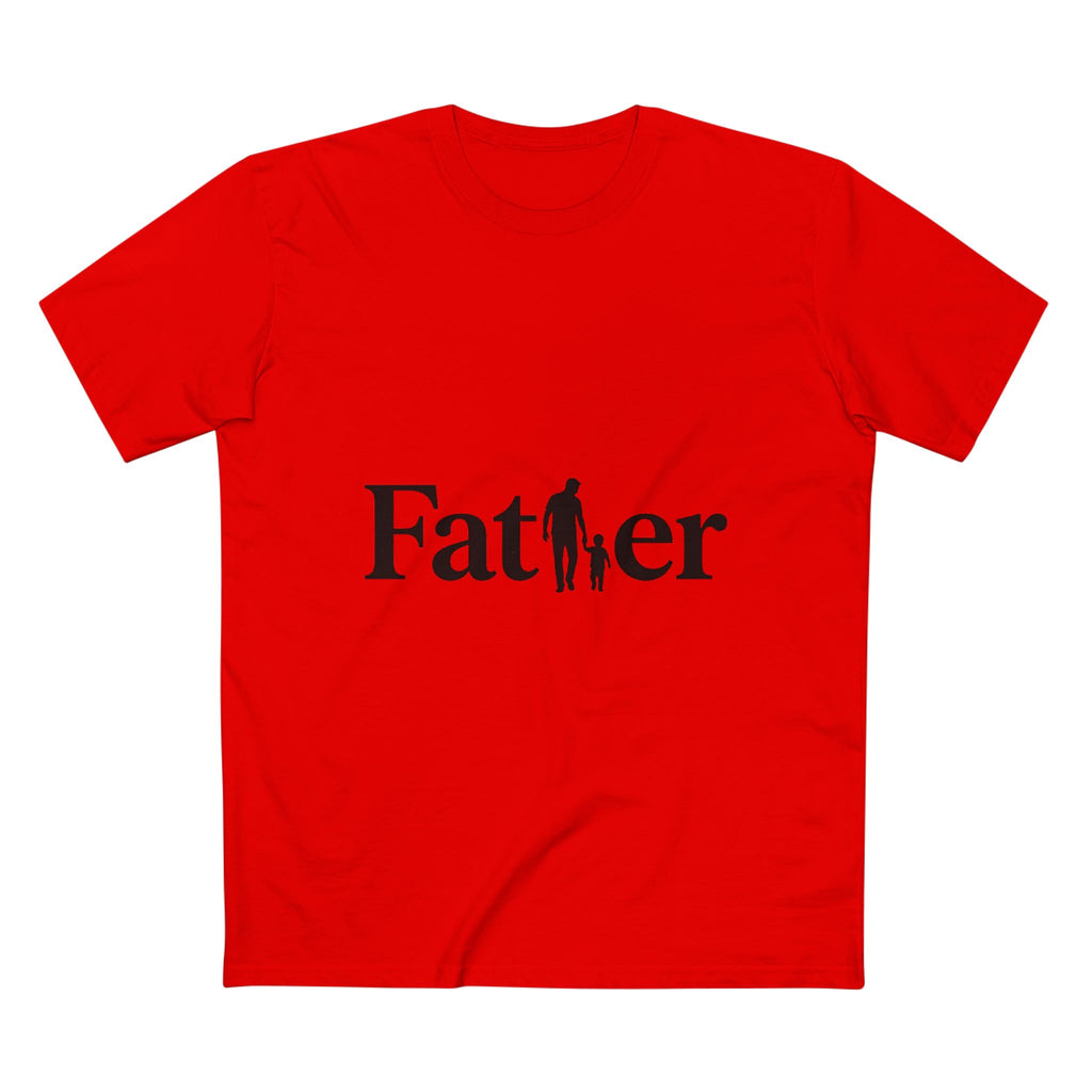 Father Tee — Silhouette Dad & Child Graphic Shirt
