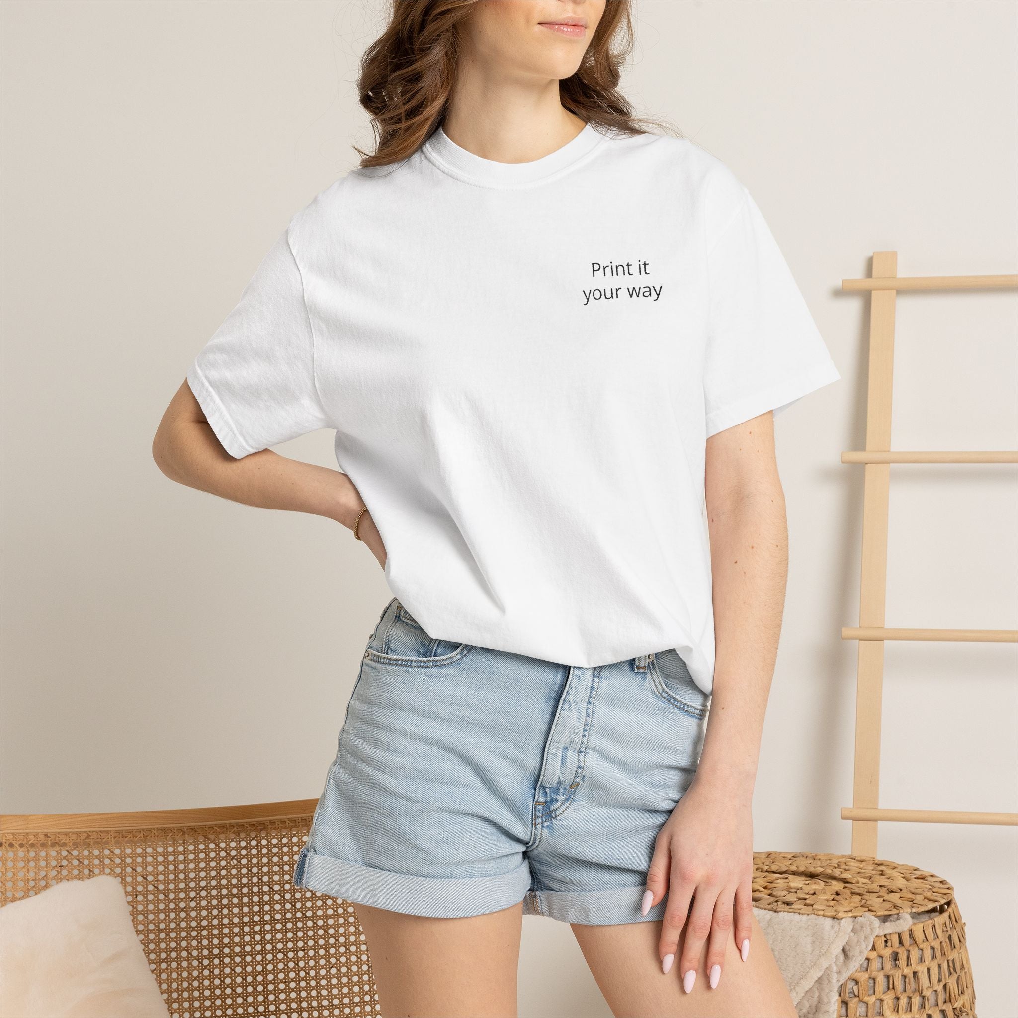 Minimalist "Print It Your Way" T-Shirt