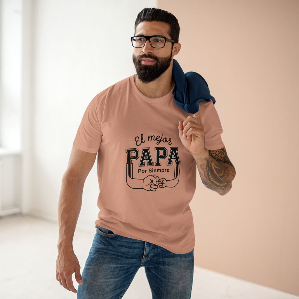 El Mejor Papá Por Siempre" Fist Bump Father's Day Tee