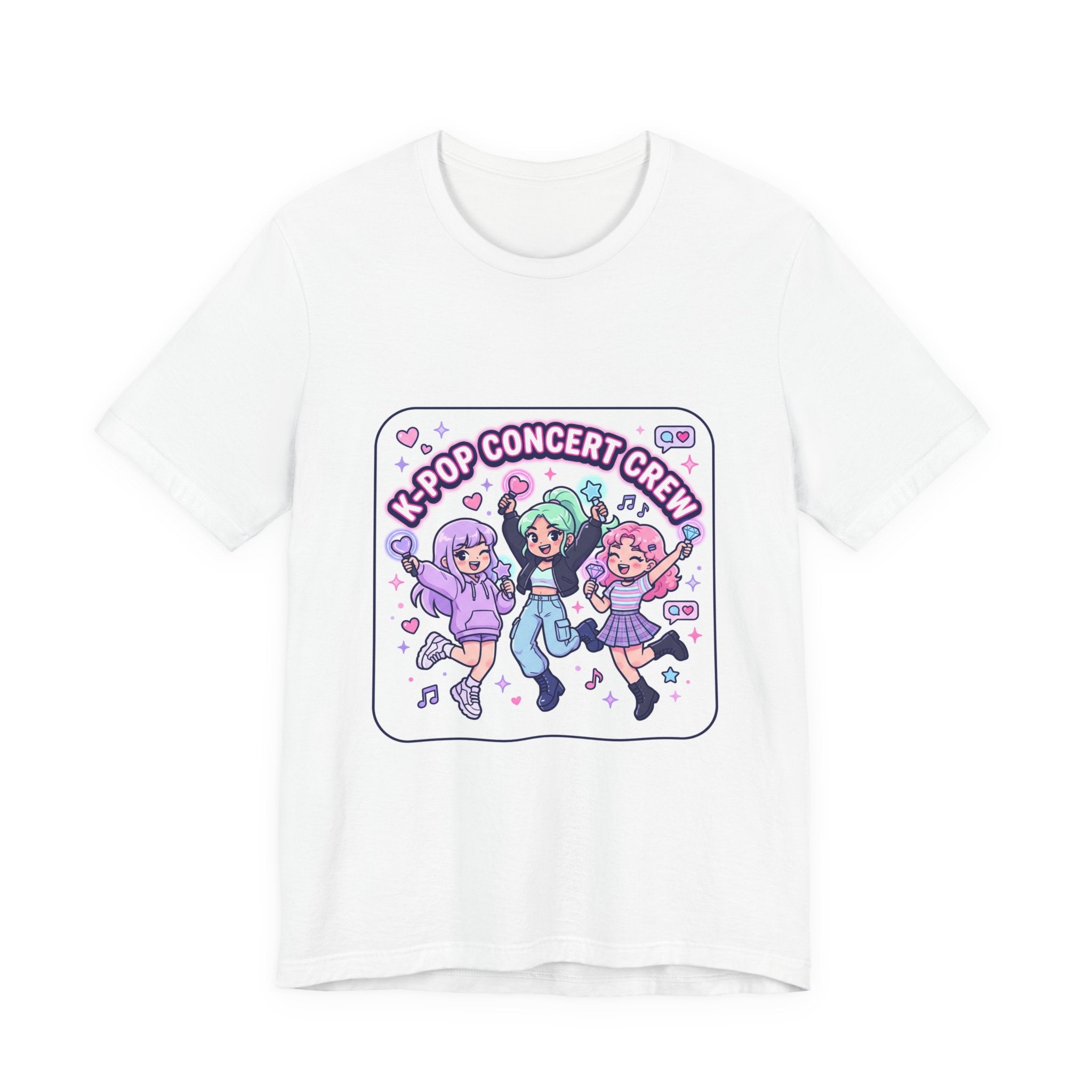 K-Pop Konzert Crew T-Shirt | K-Pop Fan, Lightstick, Bias