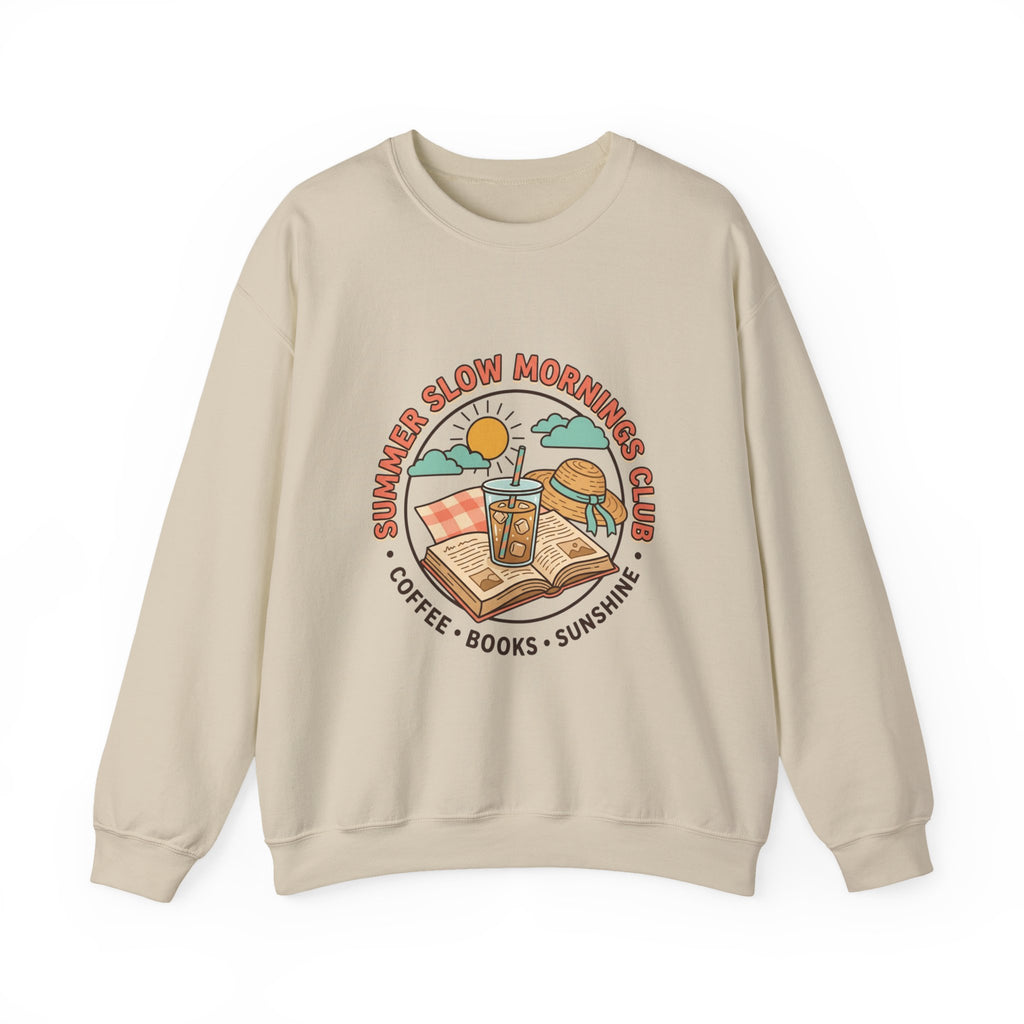 Crewneck-Sweatshirt „Lange Sommermorgen“.