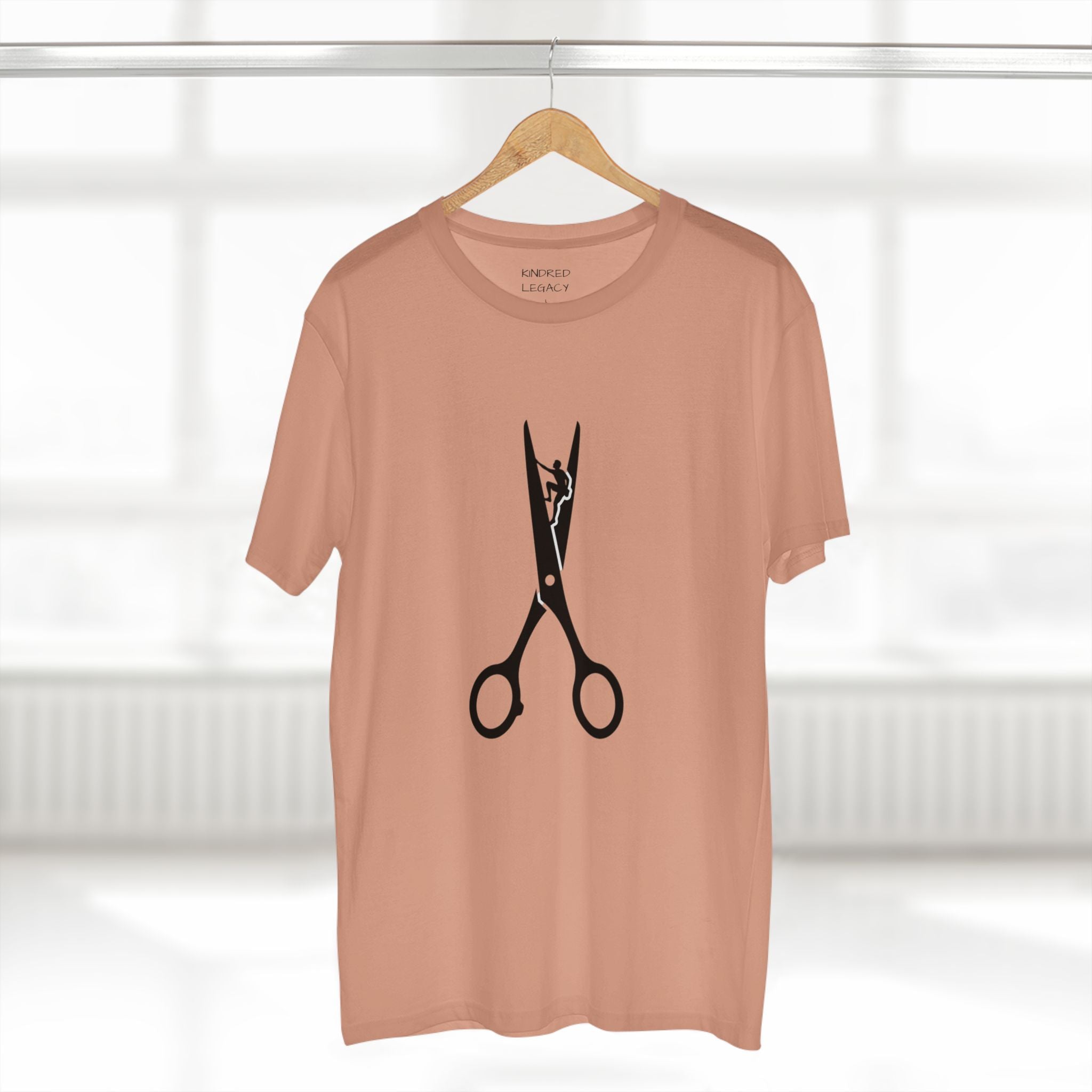 Scissors Graphic Tee — Barber & Stylist Haircut Shirt