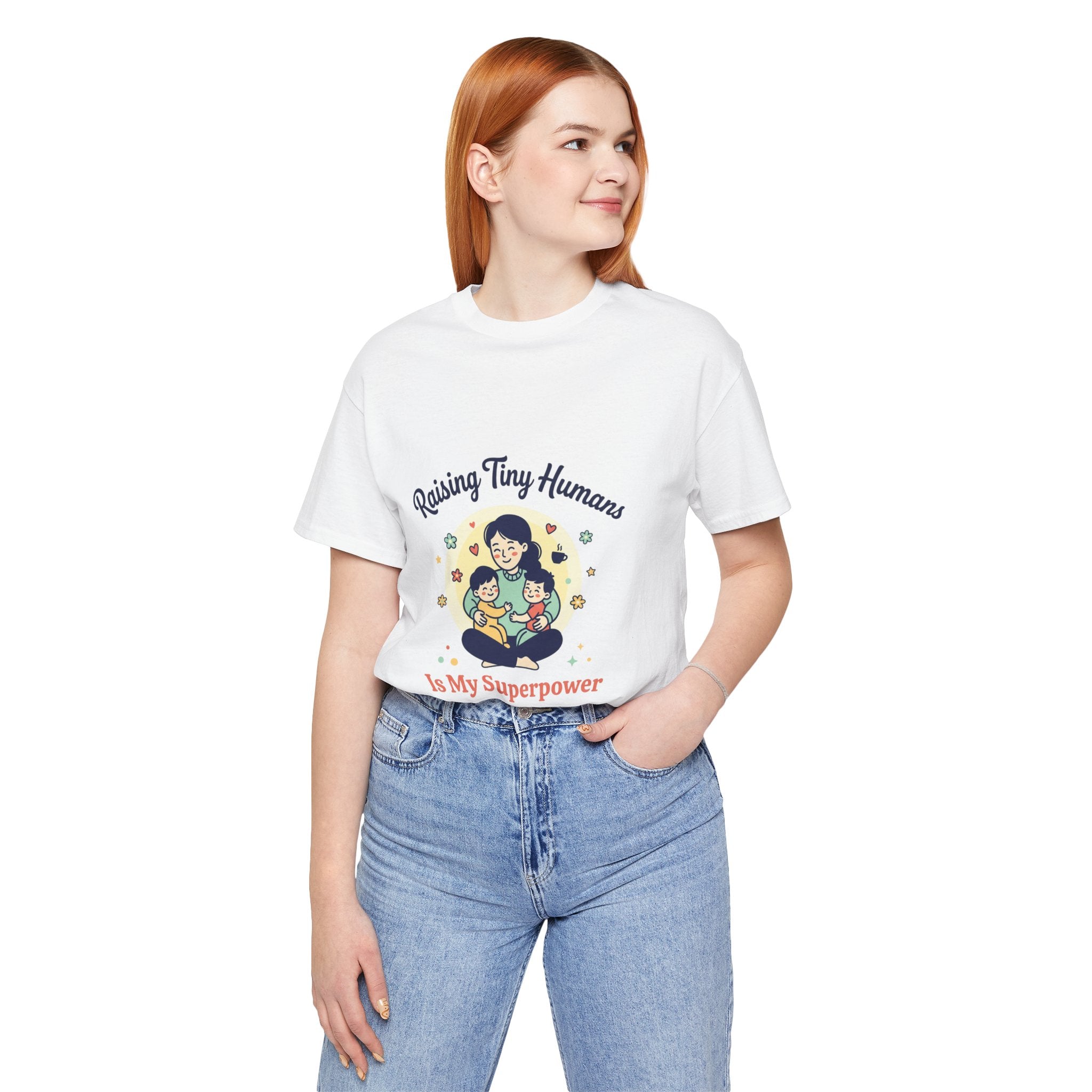 T-Shirt Kleine Menschen aufziehen | Muttertag, Mama-Leben, sentimental