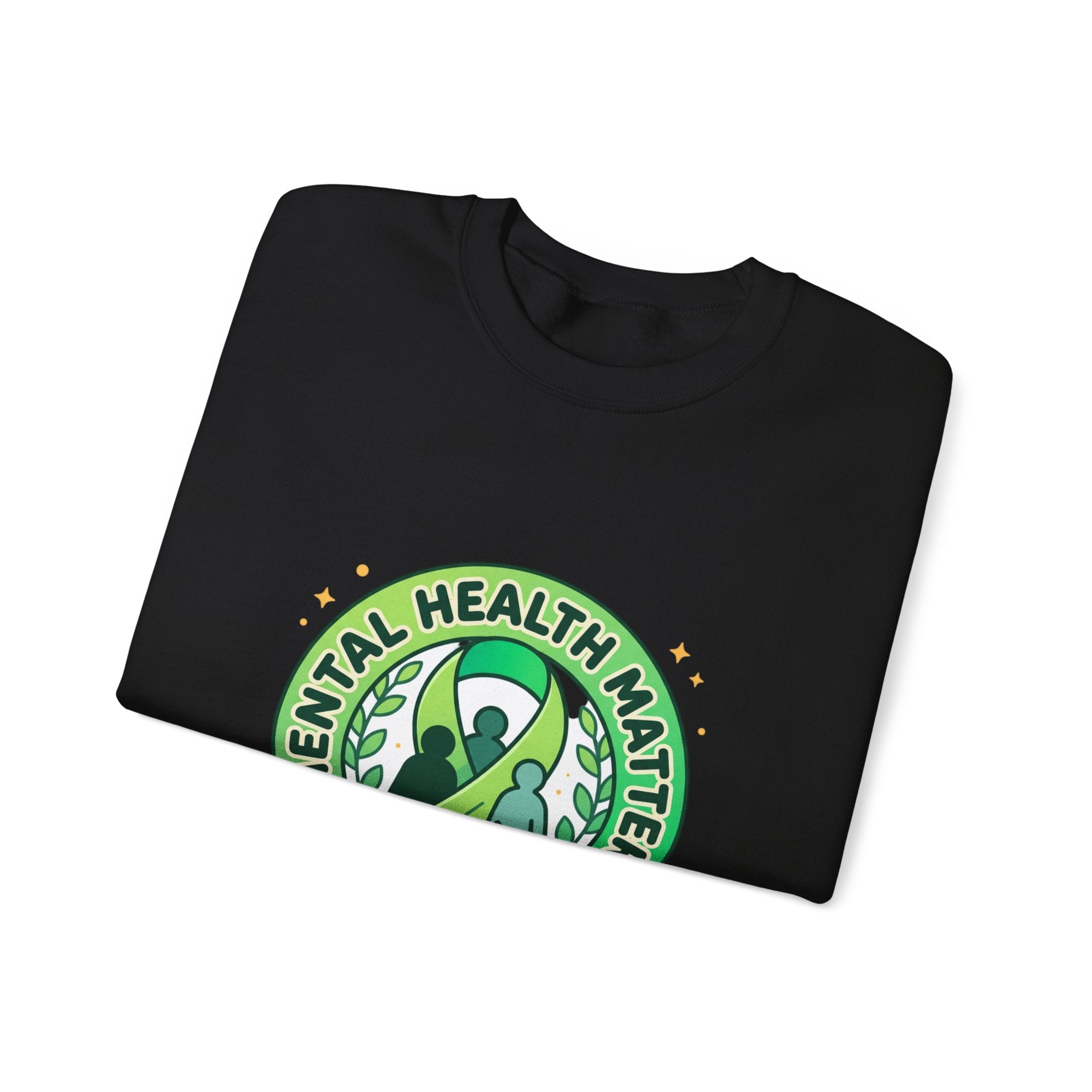 Mental Health Matters Sweatshirt | Trage grüne Schleife zur Sensibilisierung, Selbstfürsorge