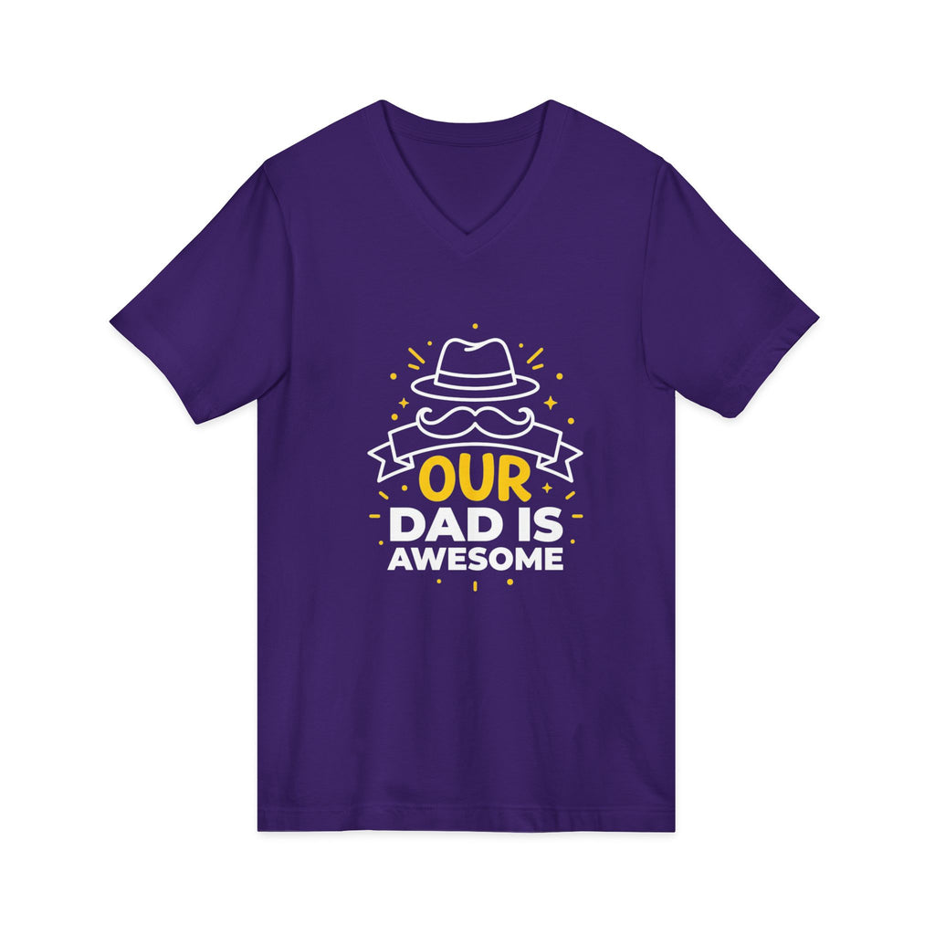 V-Ausschnitt-T-Shirt