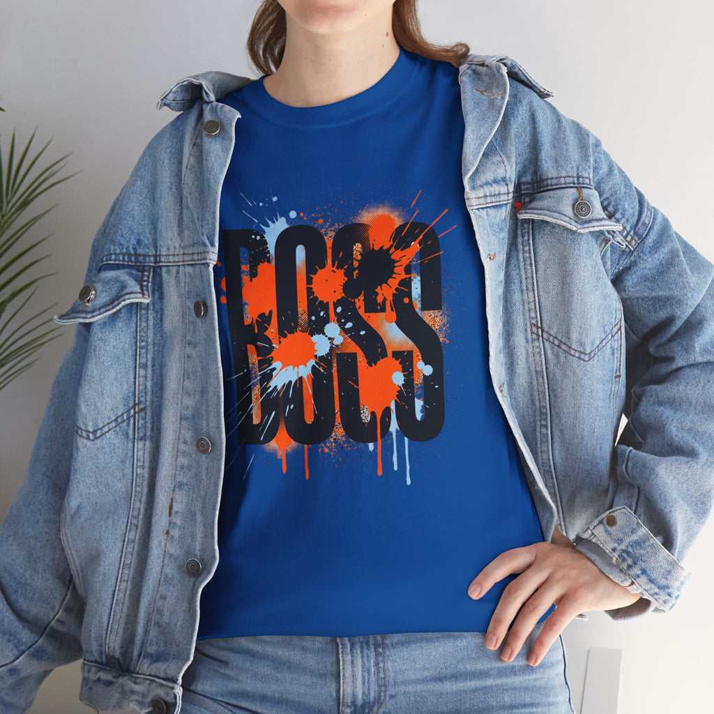 BOSS Graffiti Tee – Street Art Graphic T-Shirt